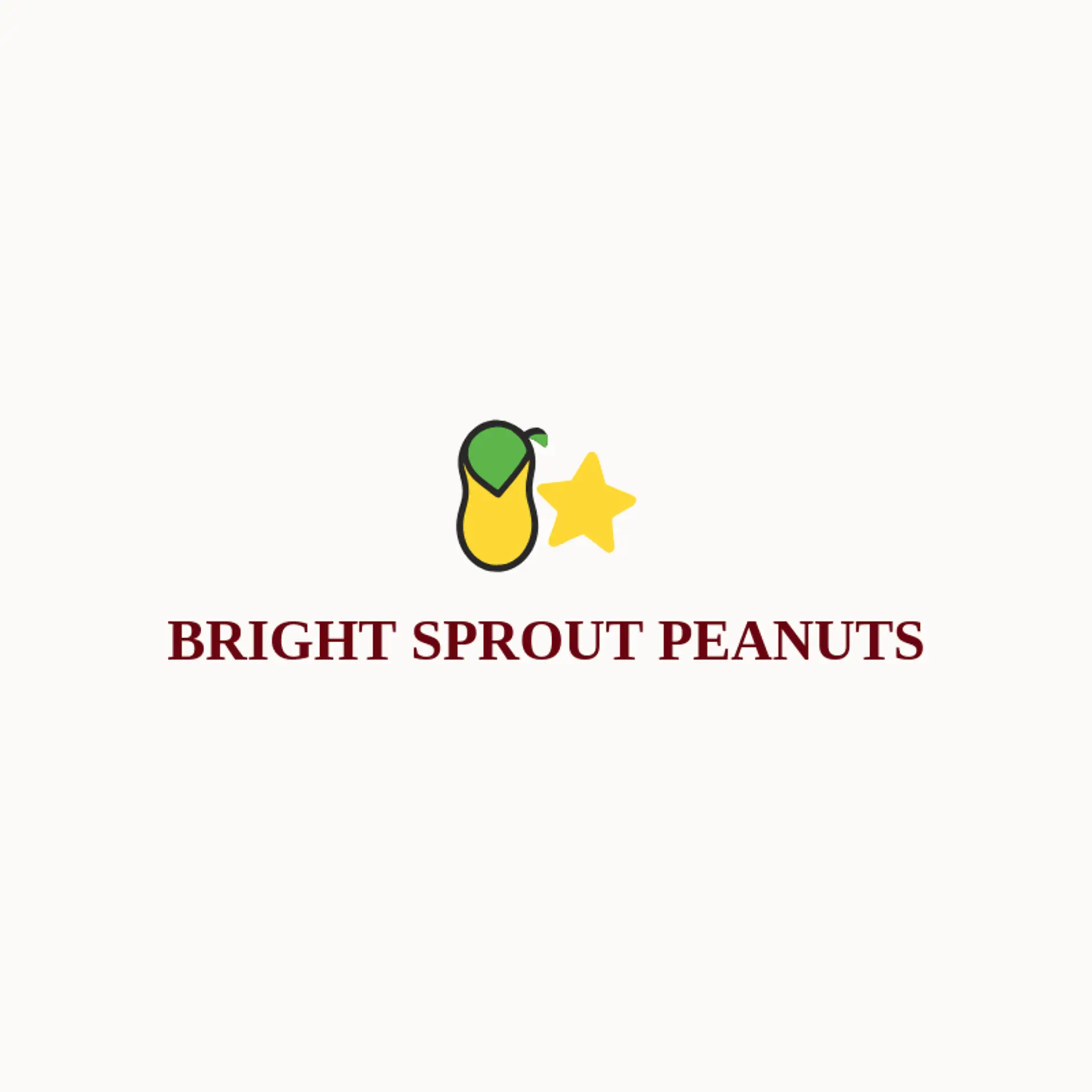 Bright Sprout Peanuts logo for peanut
