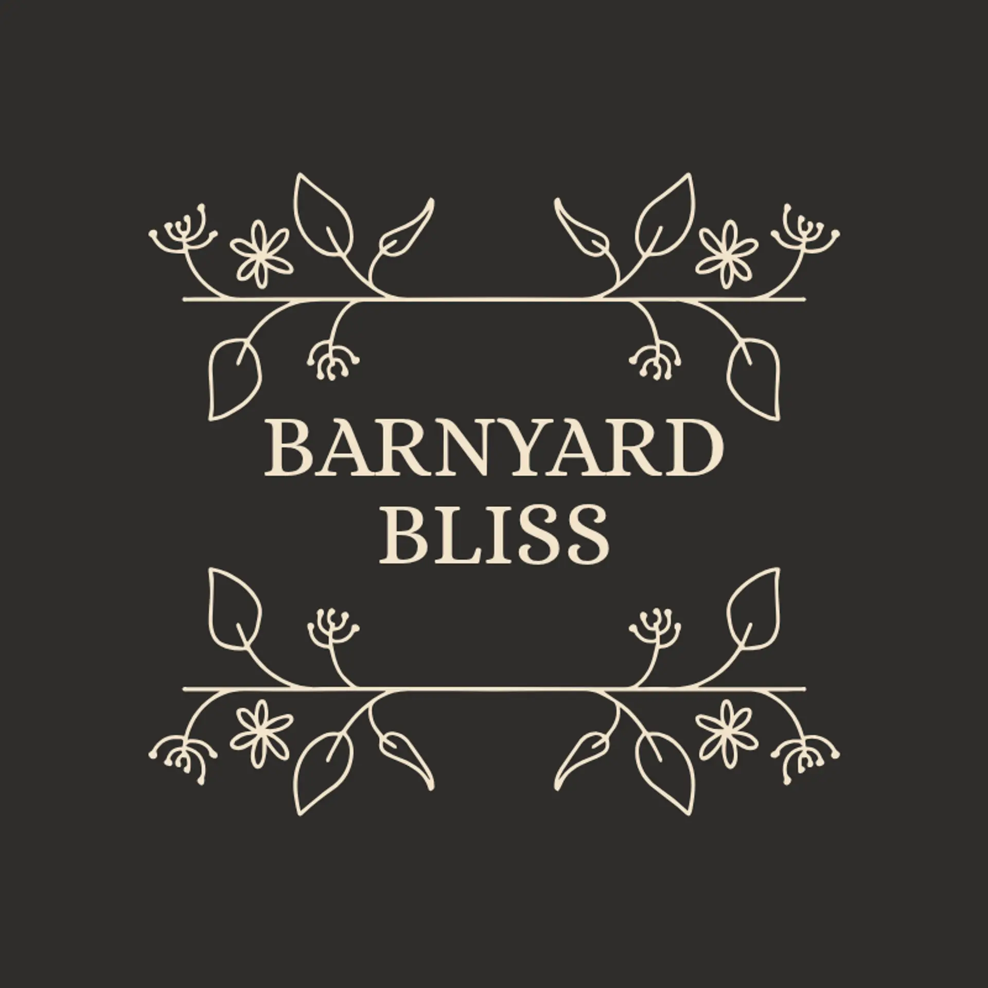 Barnyard Bliss logo for farm wedding venue