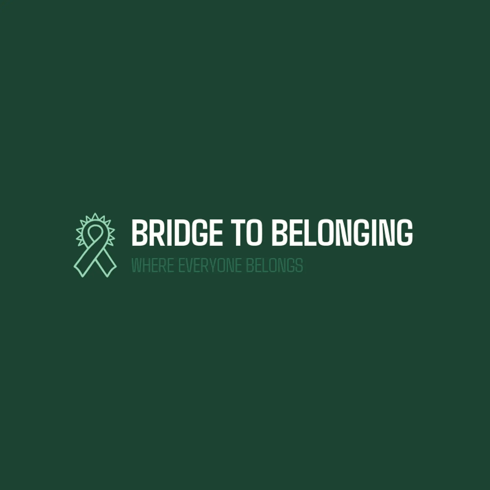 Bridge to Belonging logo for disability