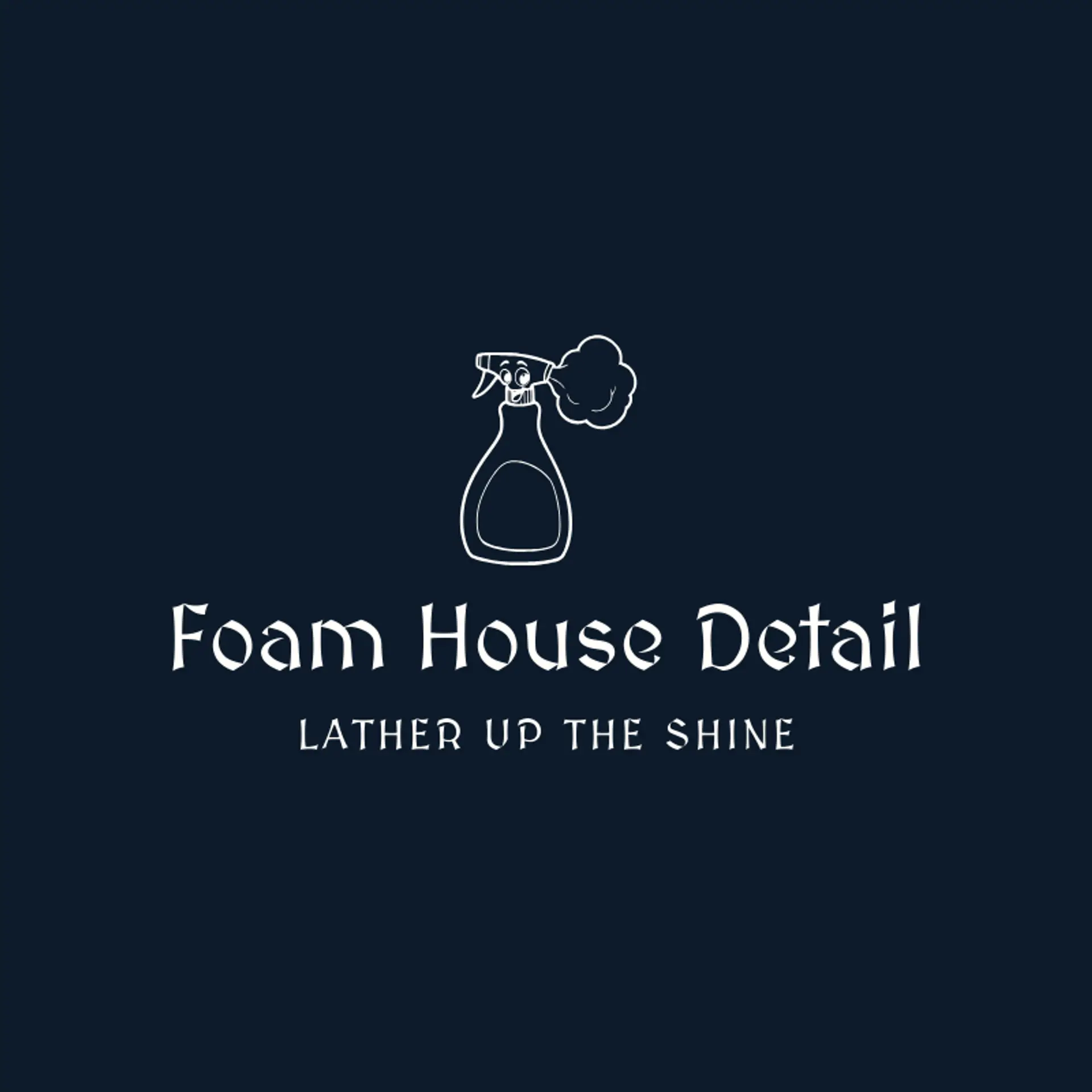 Foam House Detail logo for car detailing