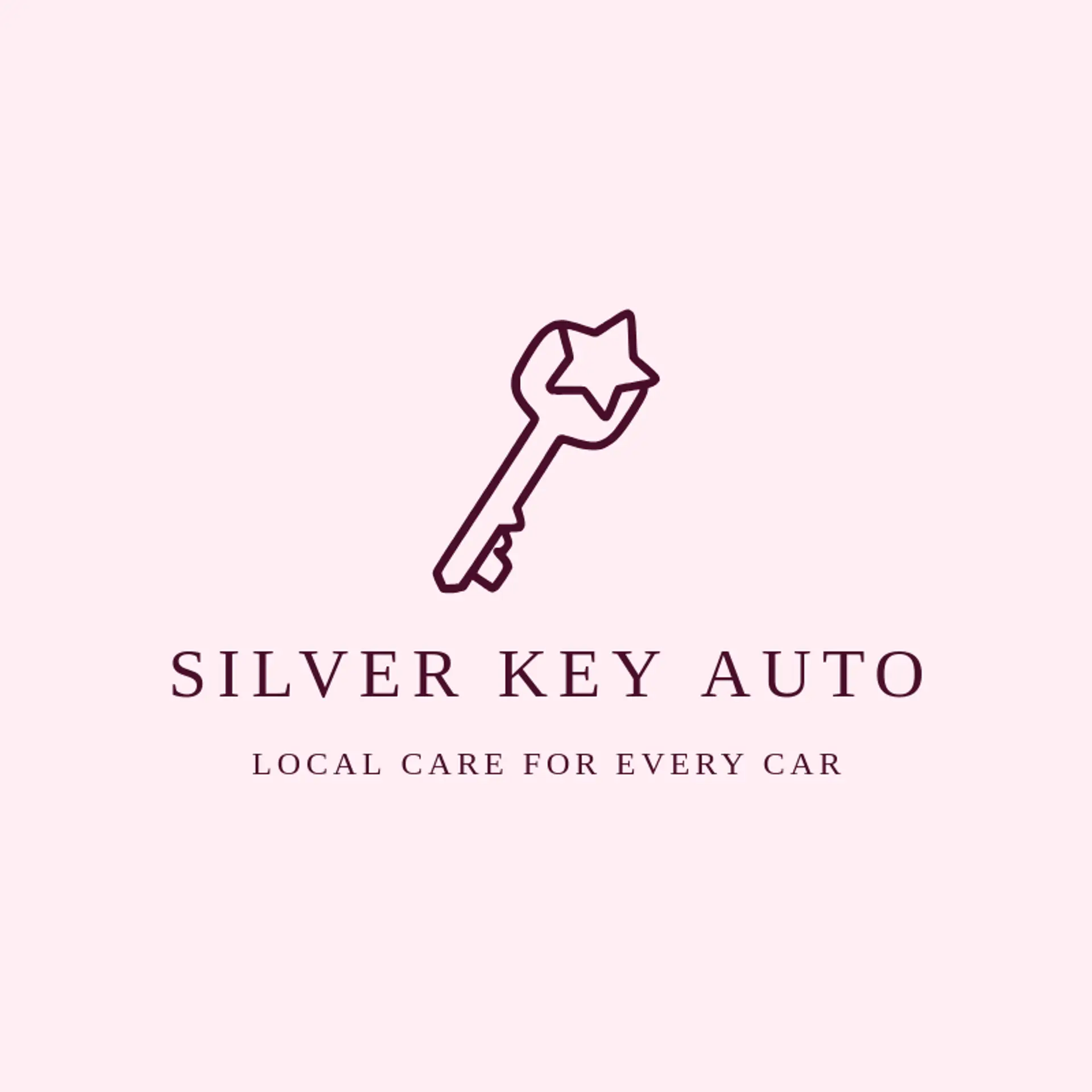 Silver Key Auto logo for car dealership