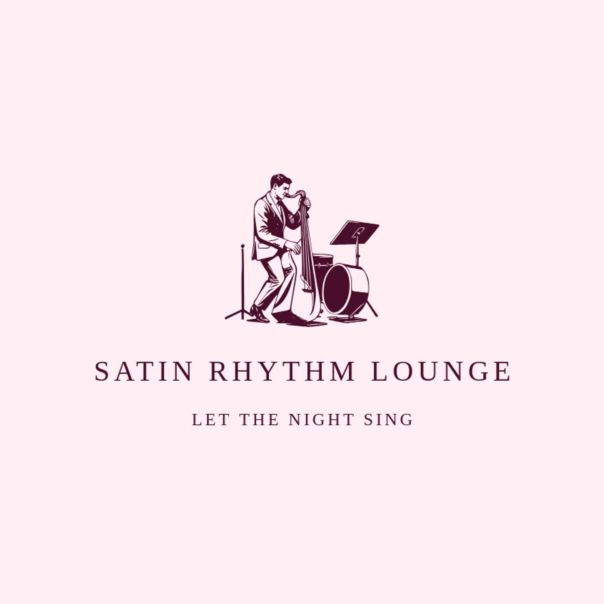 Satin Rhythm Lounge logo for jazz