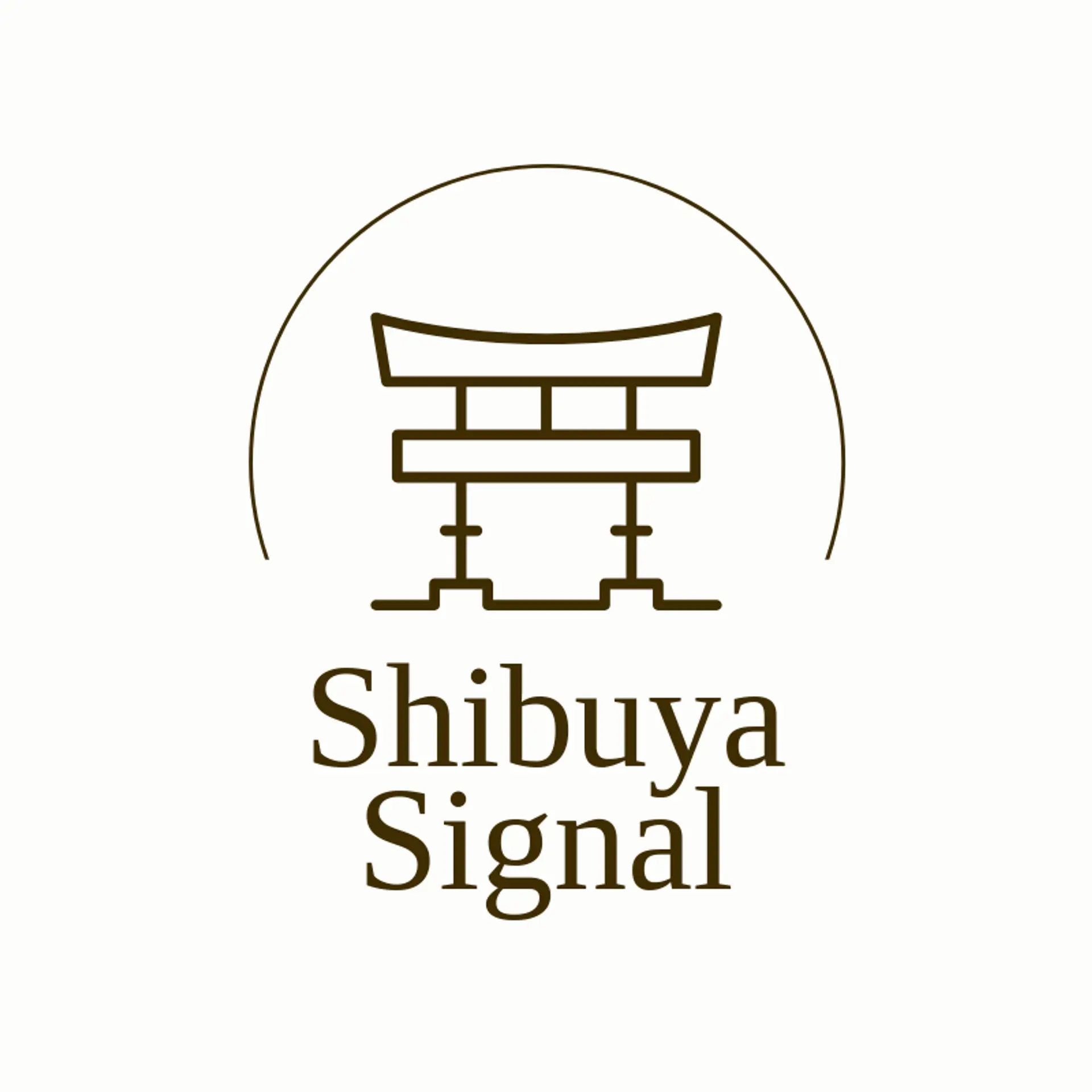 Shibuya Signal logo for tokyo