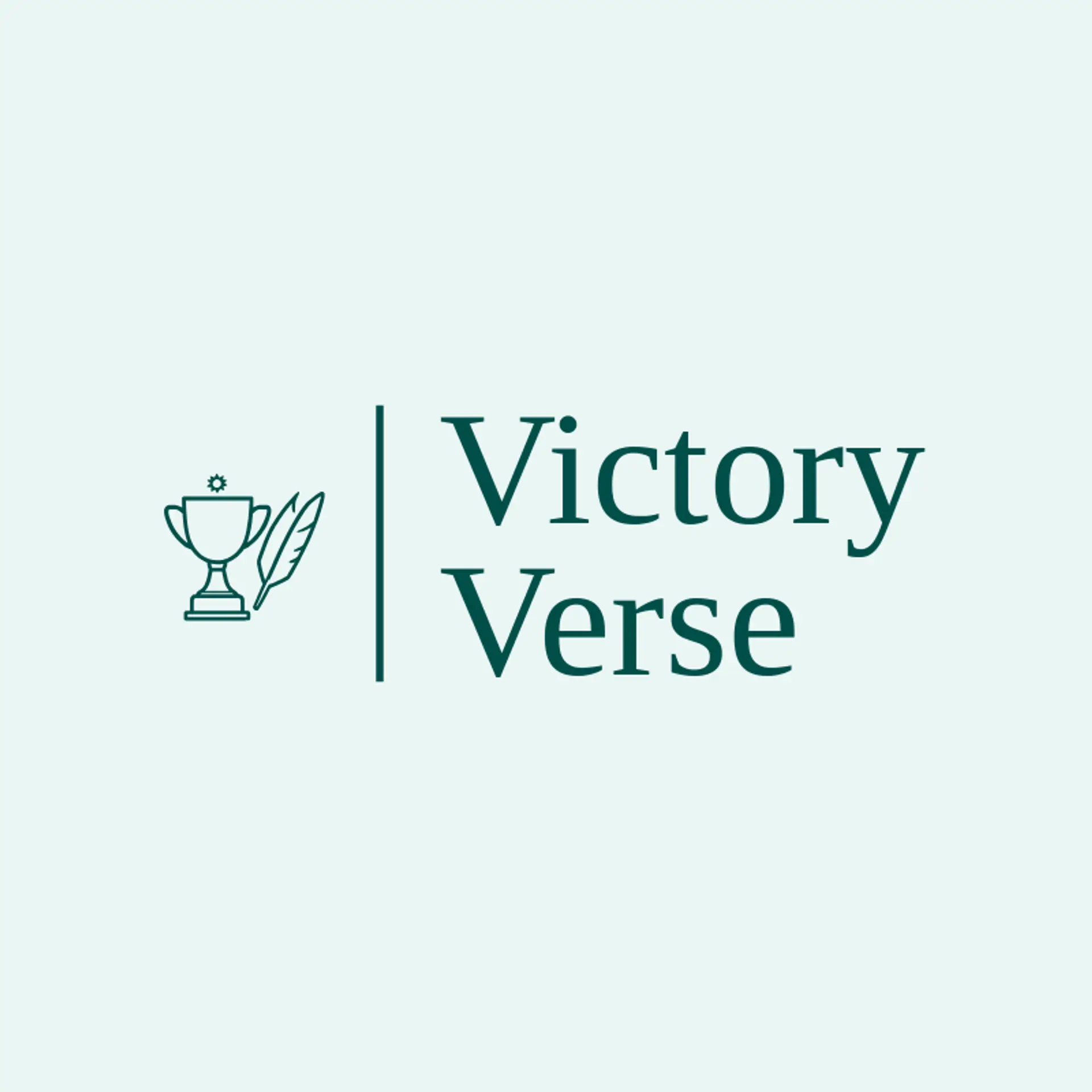 Victory Verse logo for trophy