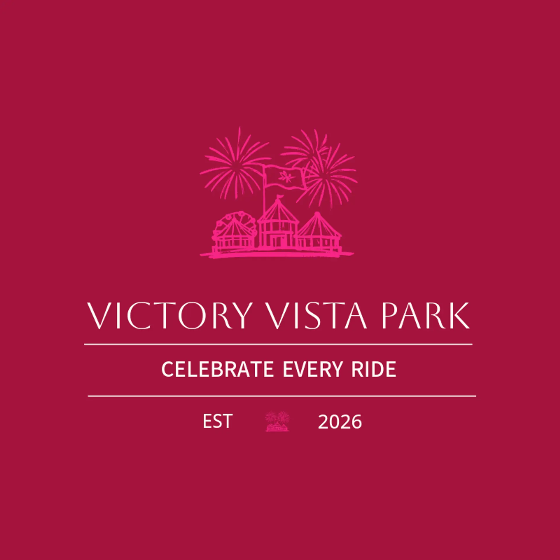 Victory Vista Park logo for amusement park