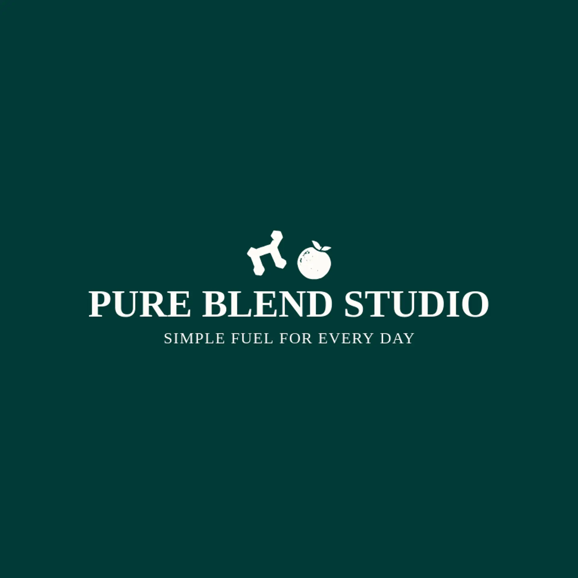 Pure Blend Studio logo for protein
