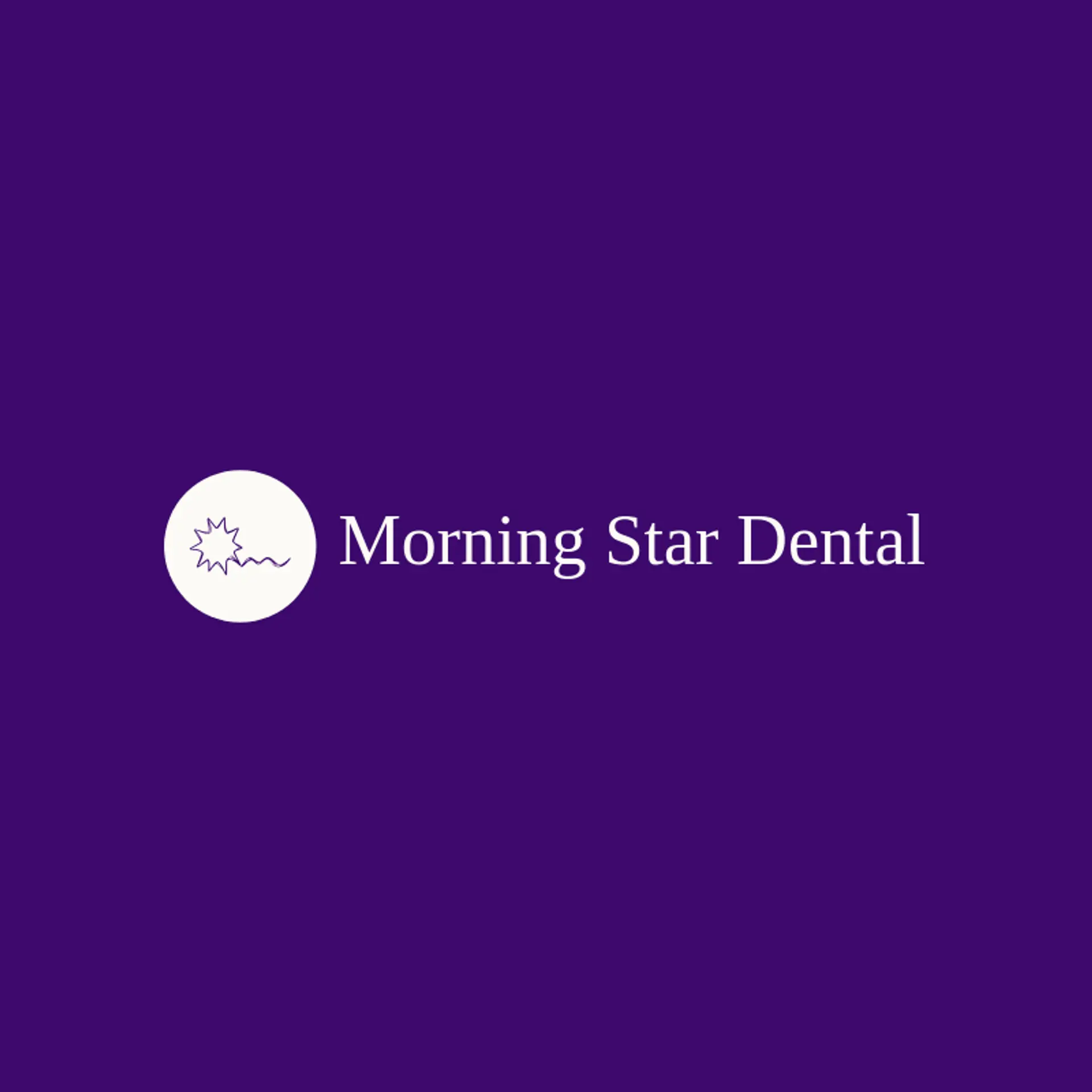 Morning Star Dental logo for dentist