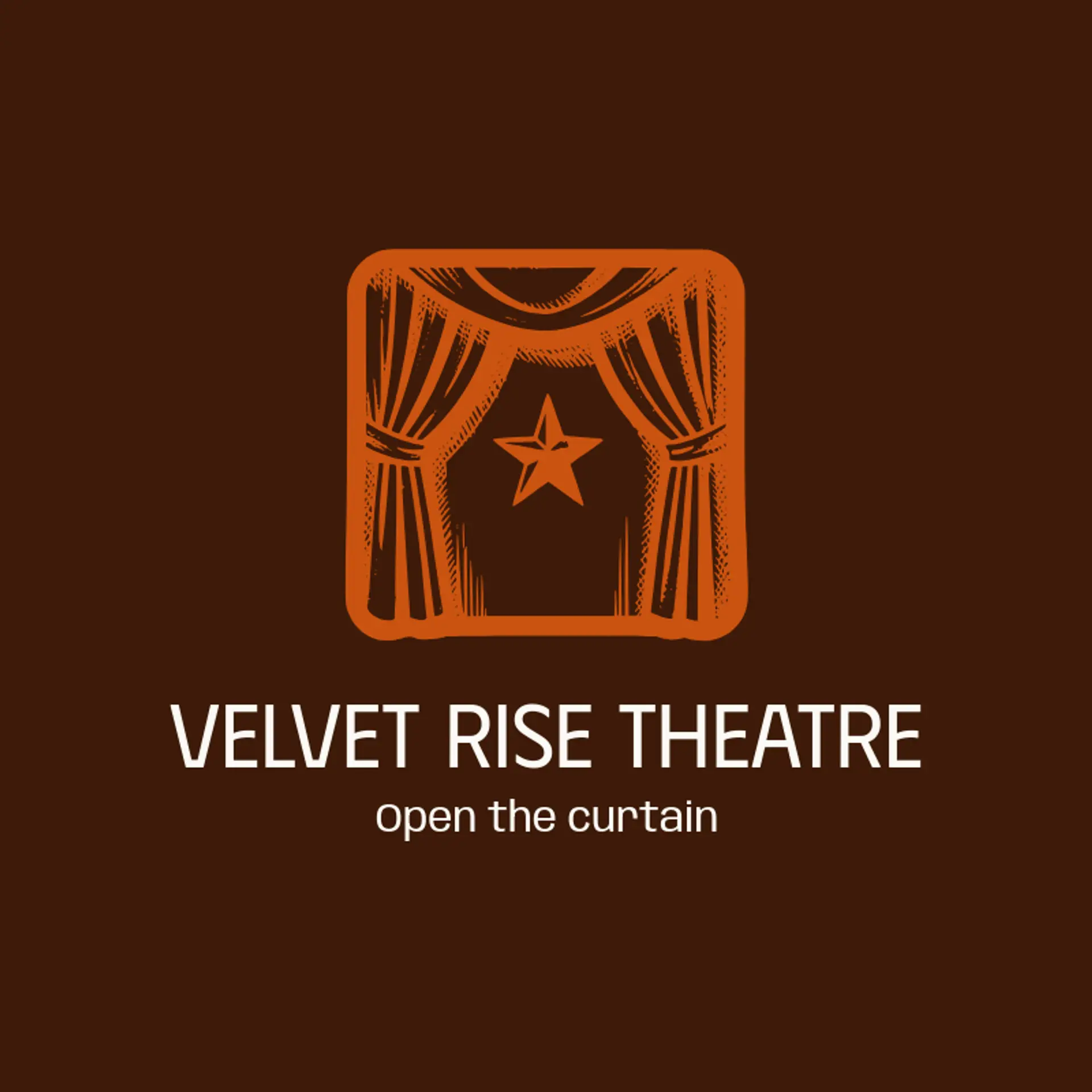 Velvet Rise Theatre logo for drama