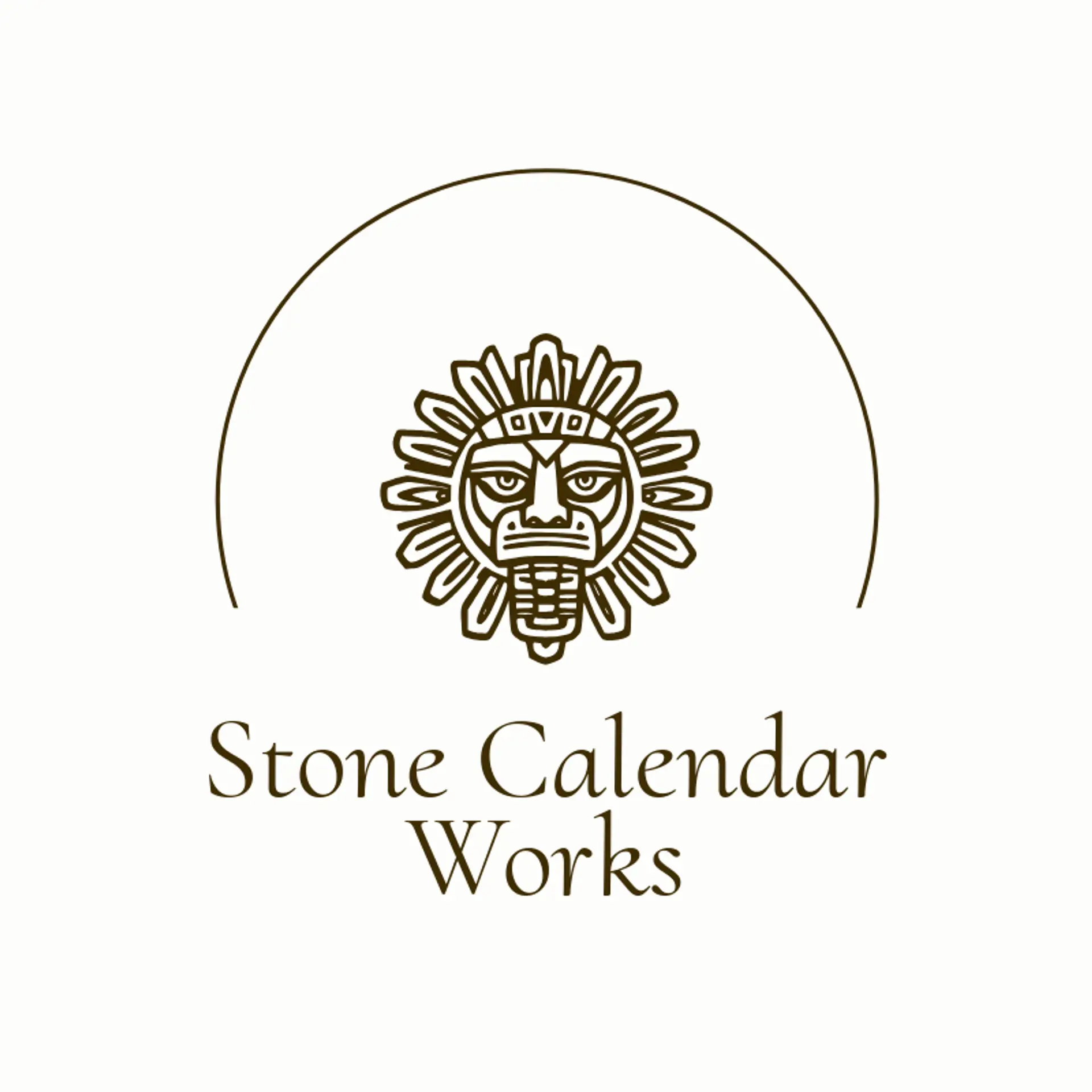Stone Calendar Works logo for aztec