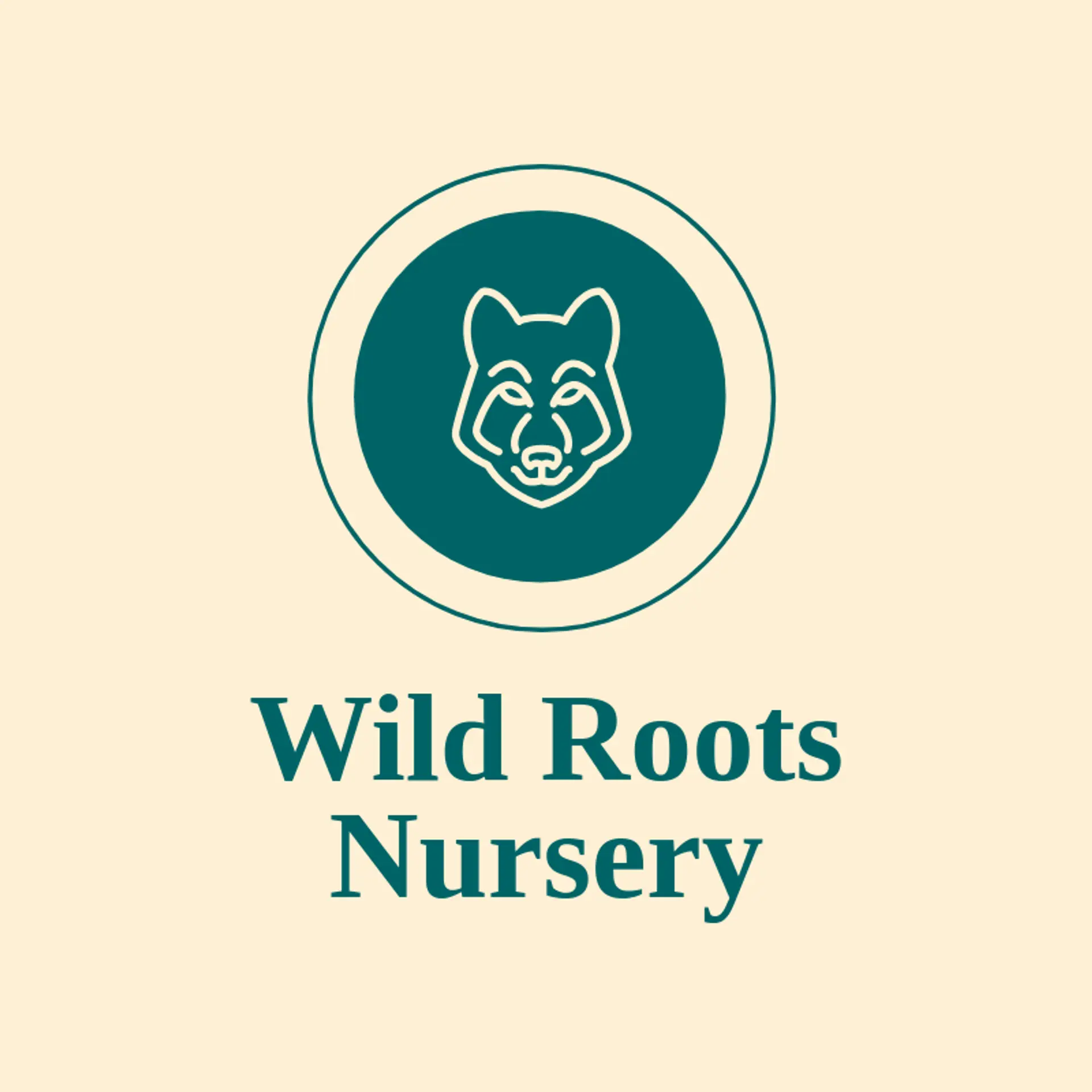 Wild Roots Nursery logo for wild