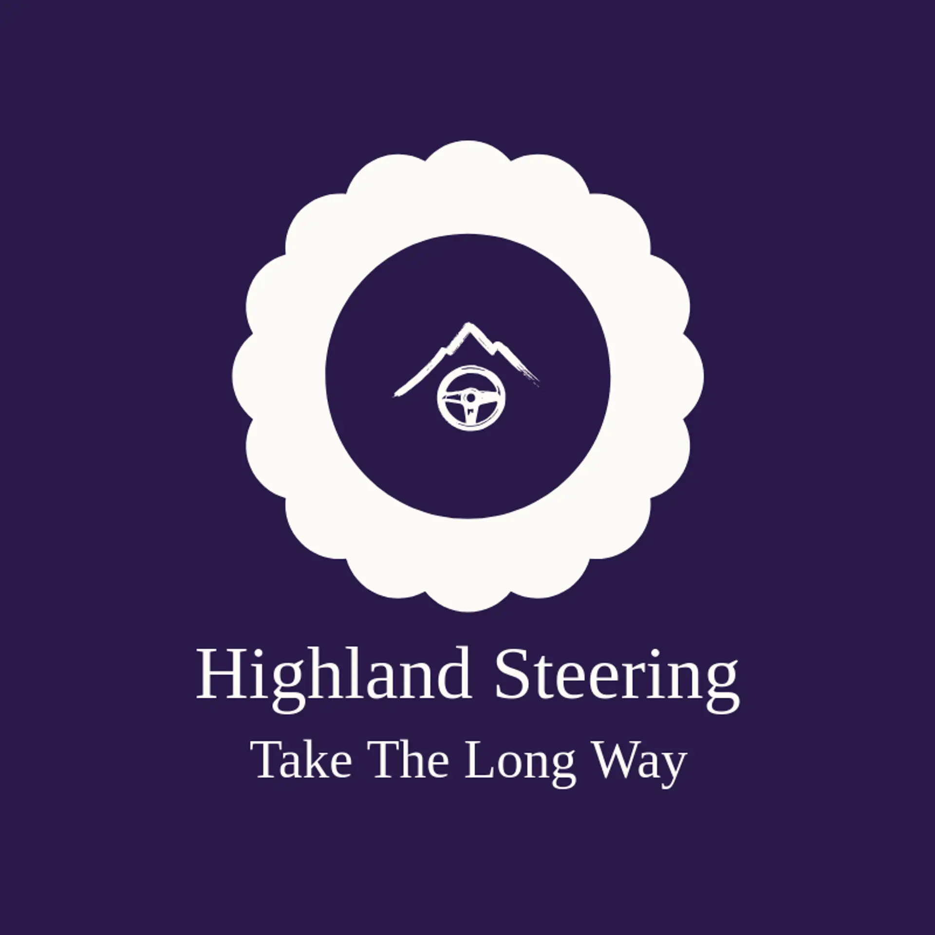 Highland Steering logo for steering wheel