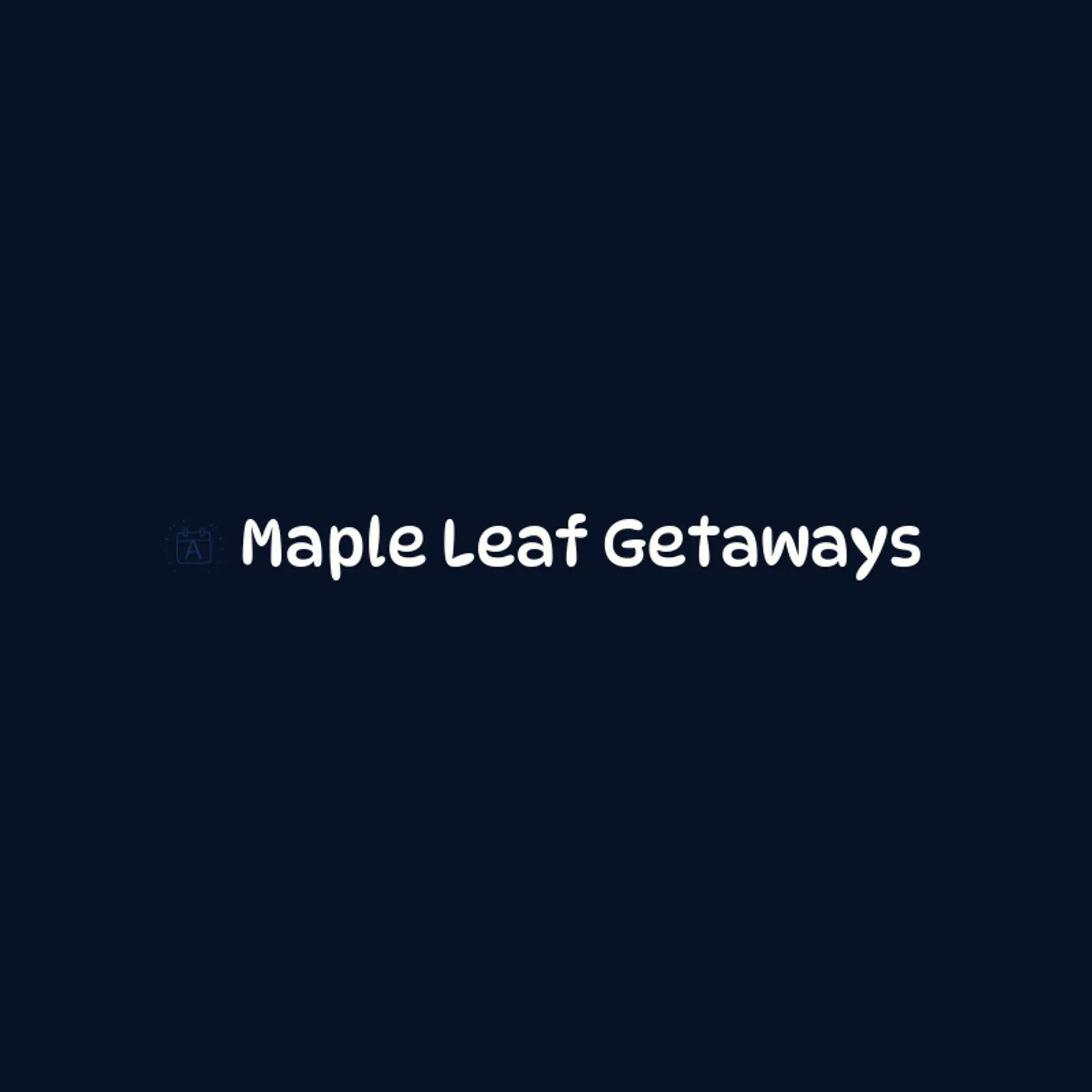 Maple Leaf Getaways logo for booking
