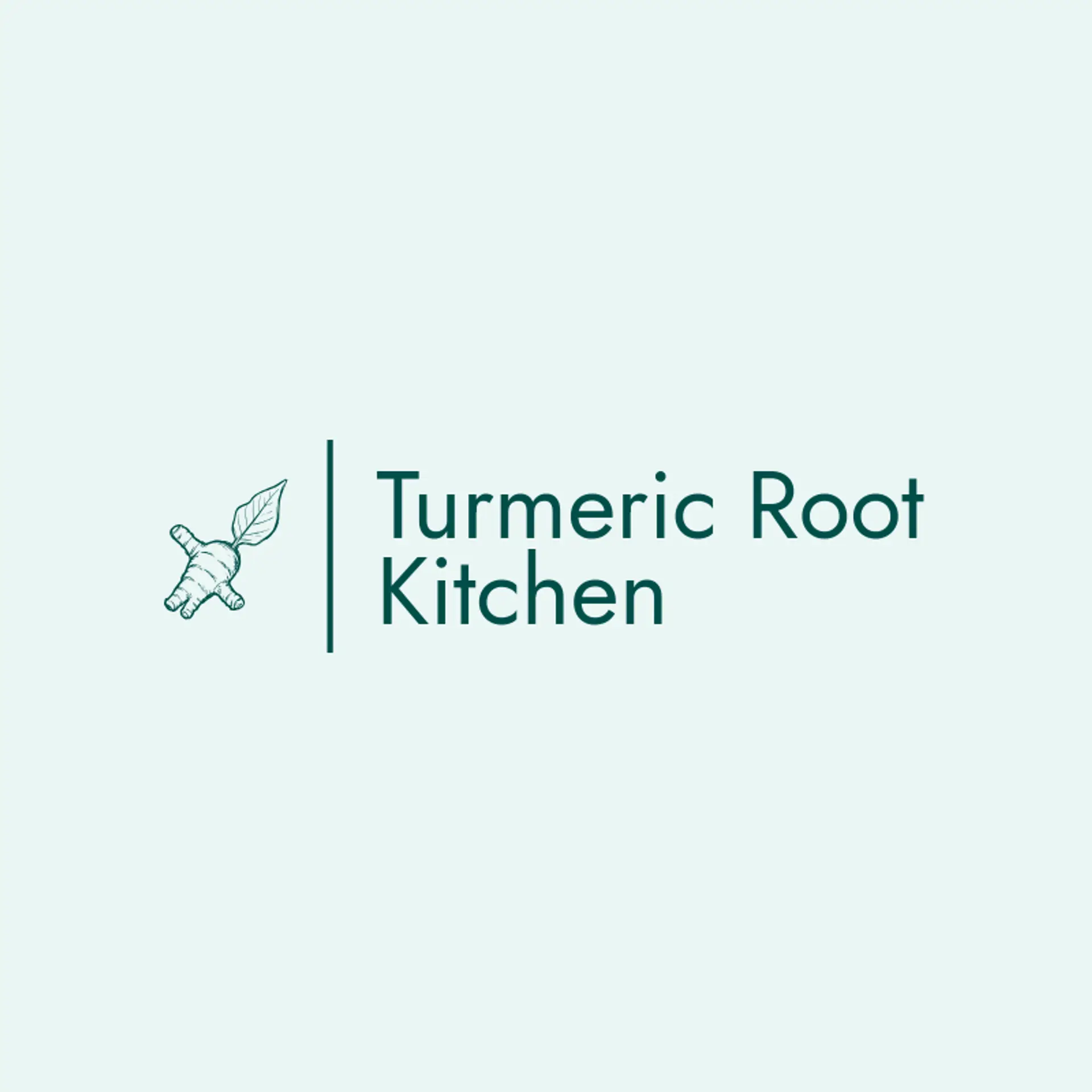 Turmeric Root Kitchen logo for indian