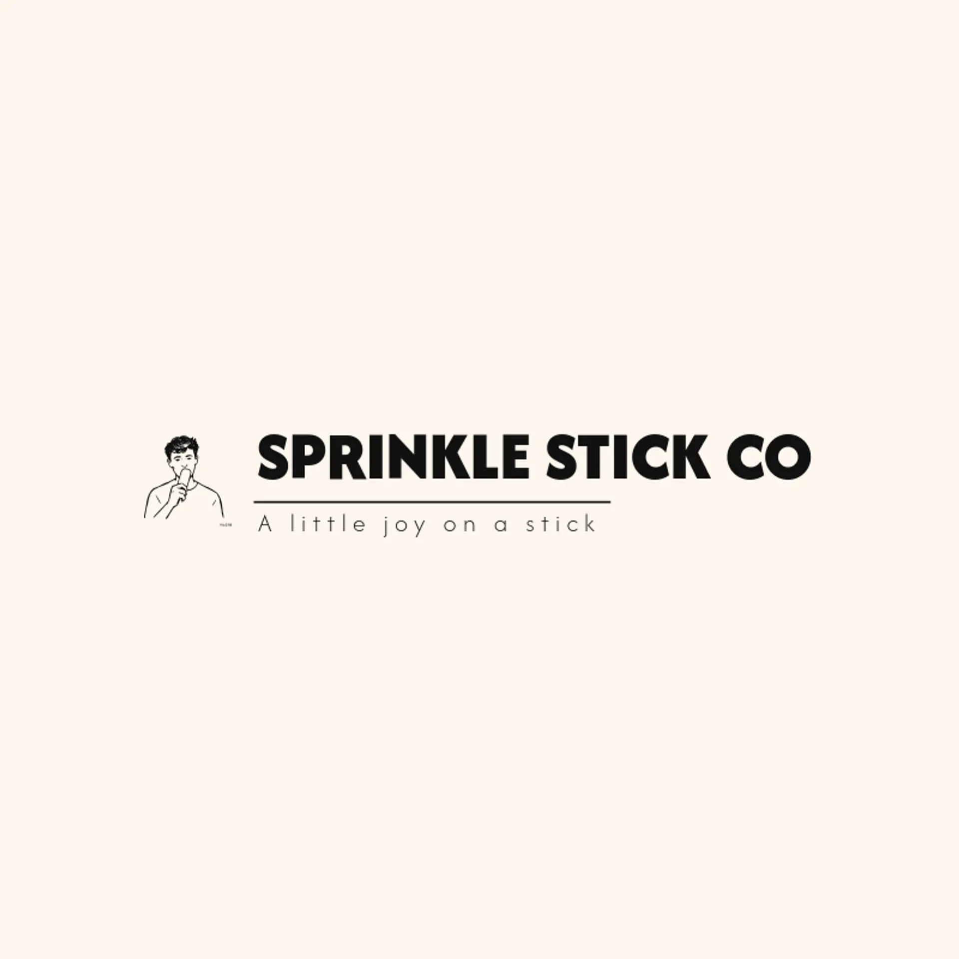 Sprinkle Stick Co logo for popsicle
