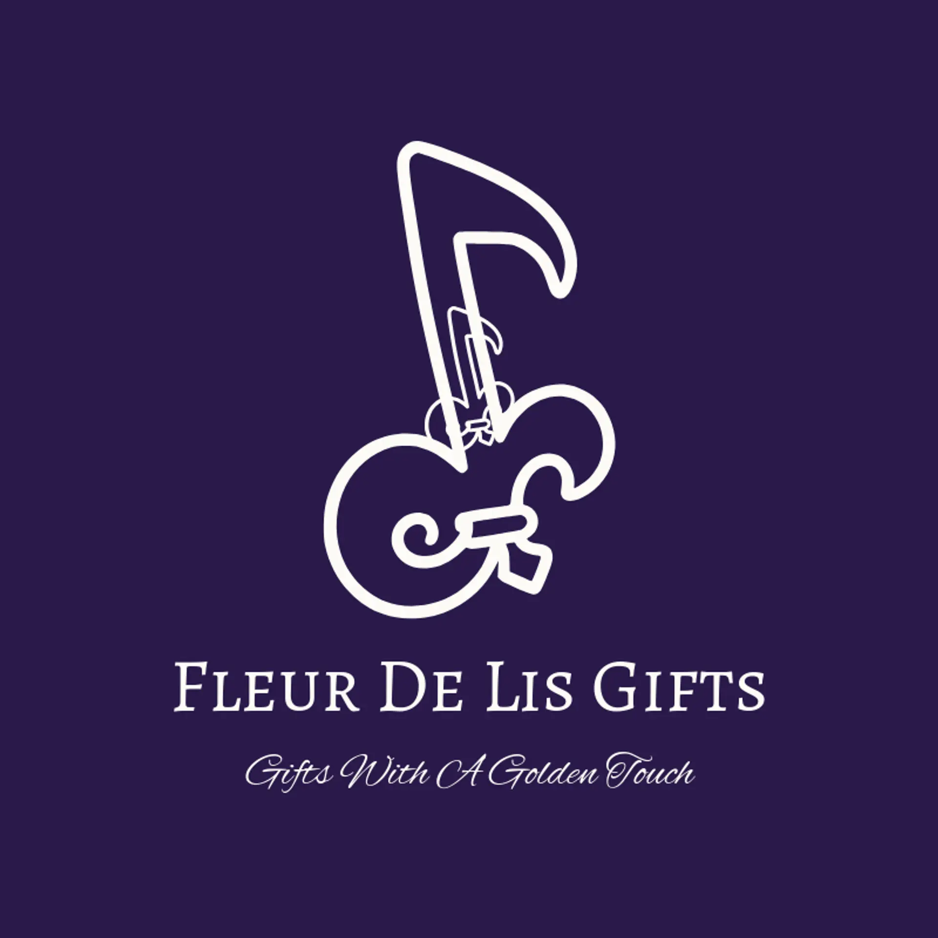 Fleur De Lis Gifts logo for fleur de lis