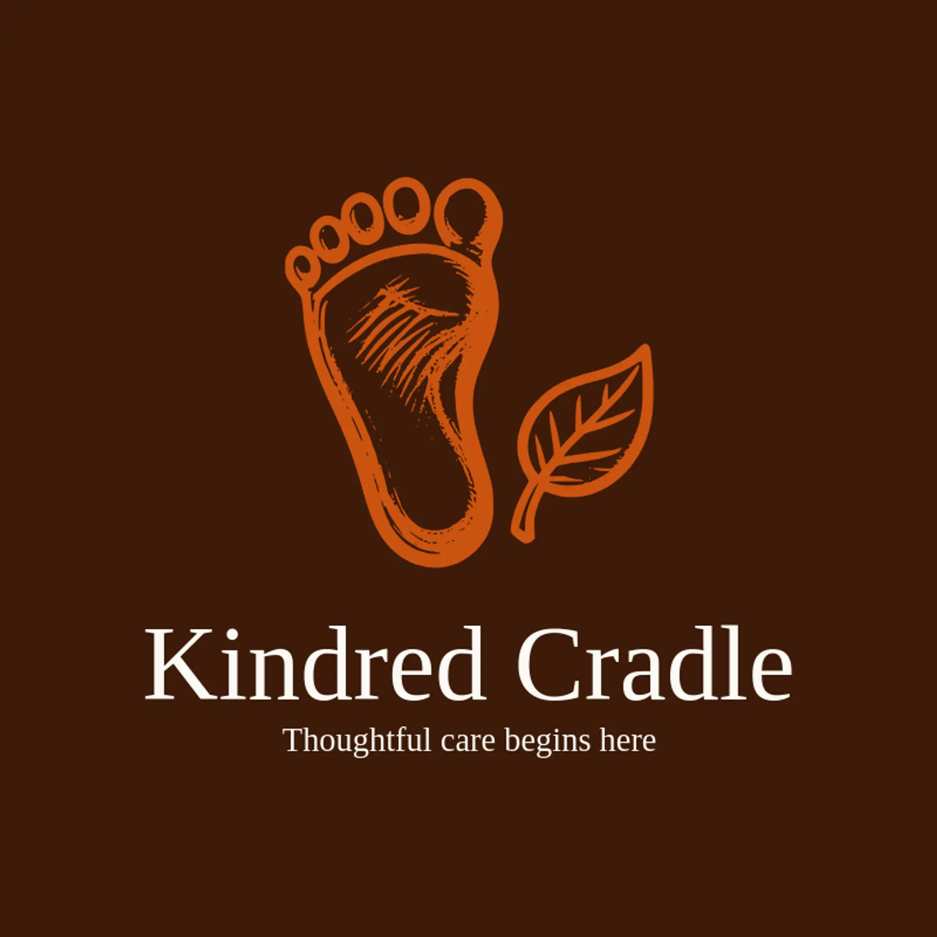Kindred Cradle logo for baby