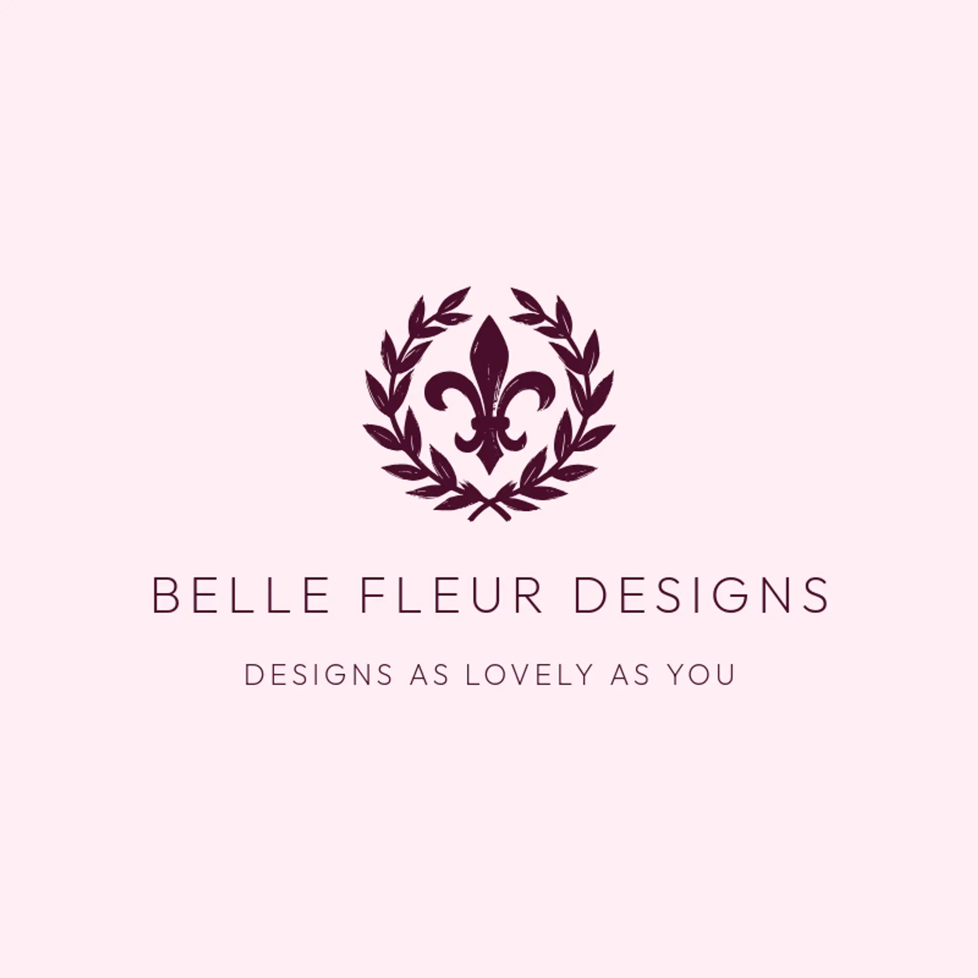 Belle Fleur Designs logo for fleur de lis
