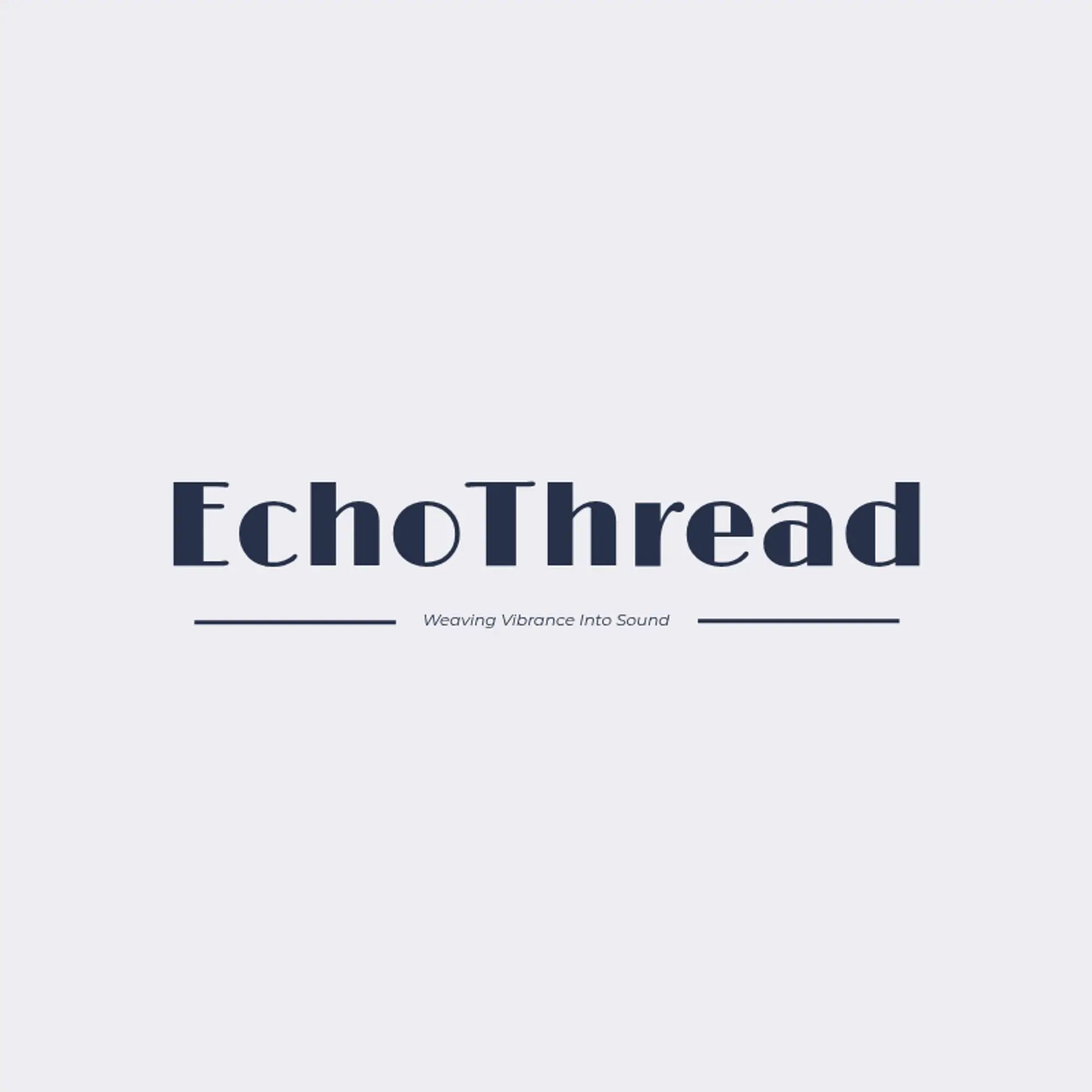 EchoThread logo for music