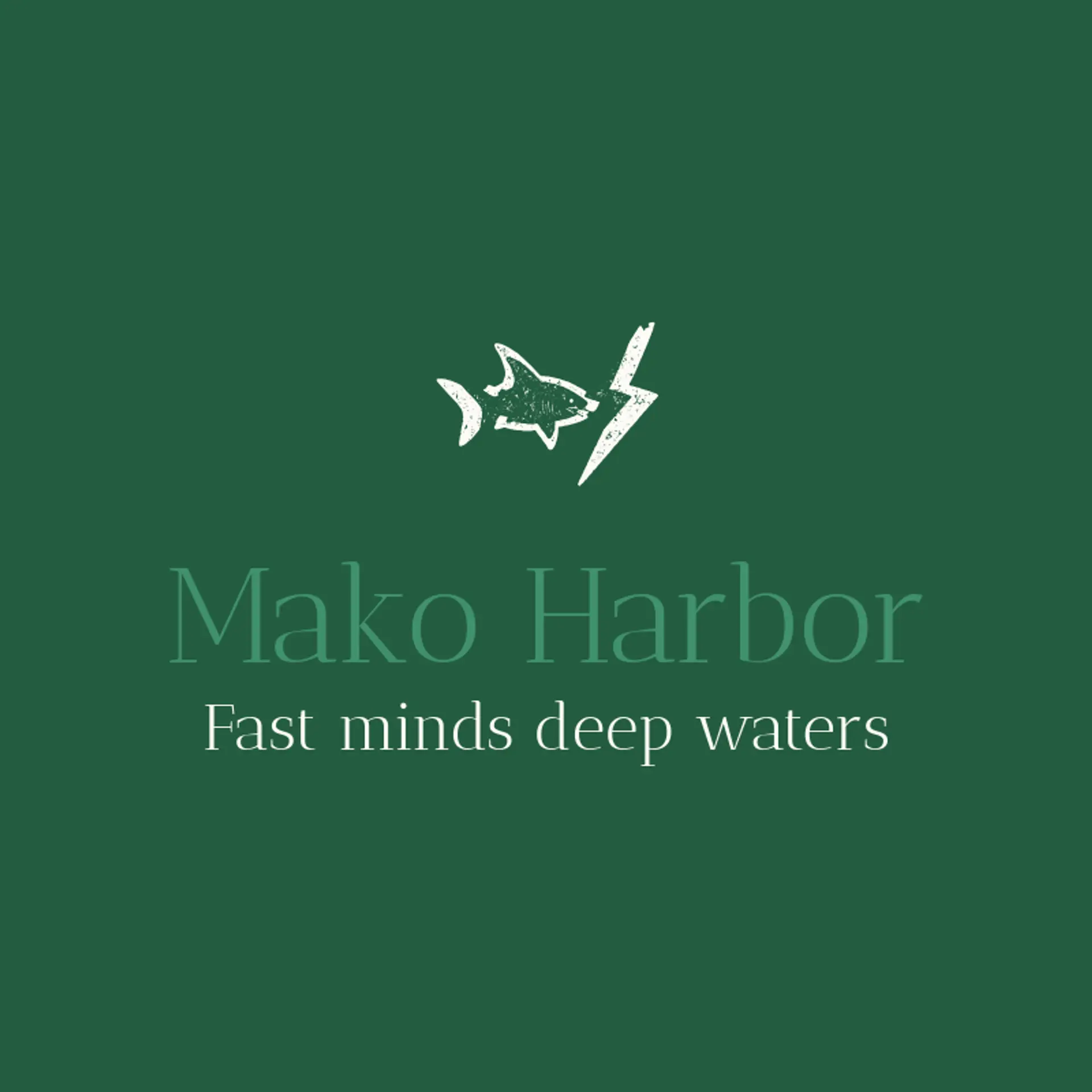 Mako Harbor logo for shark