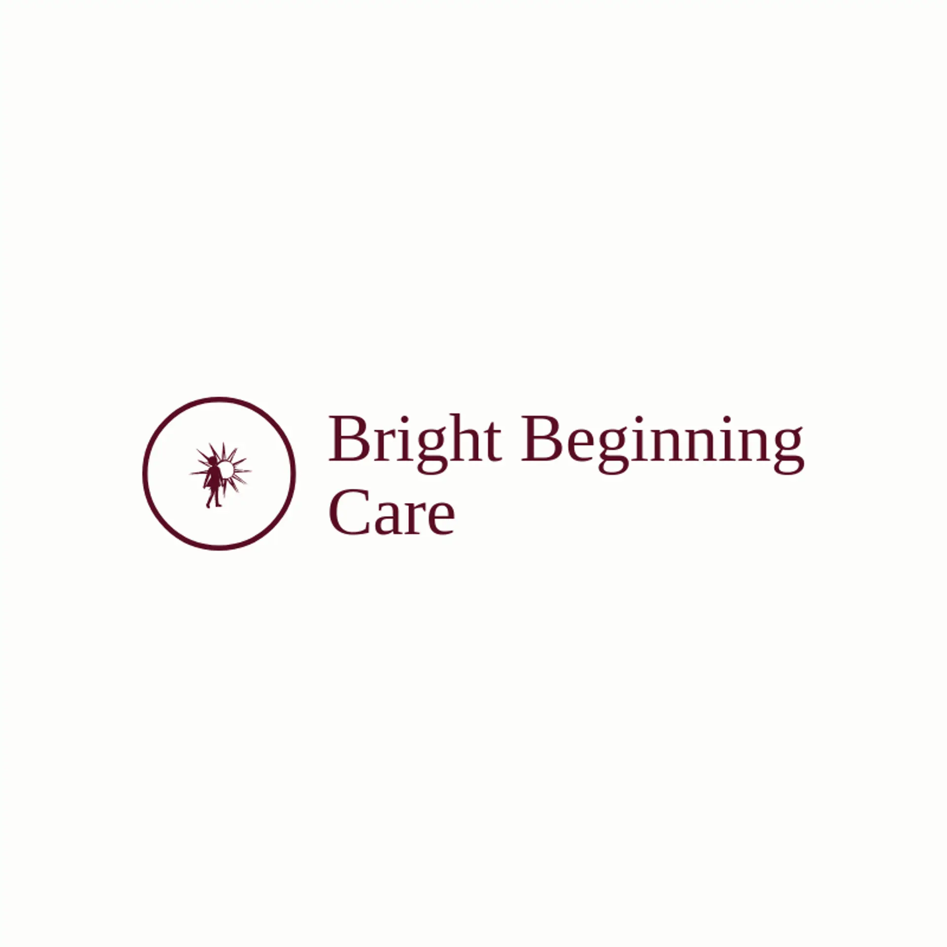 Bright Beginning Care logo for babysitter
