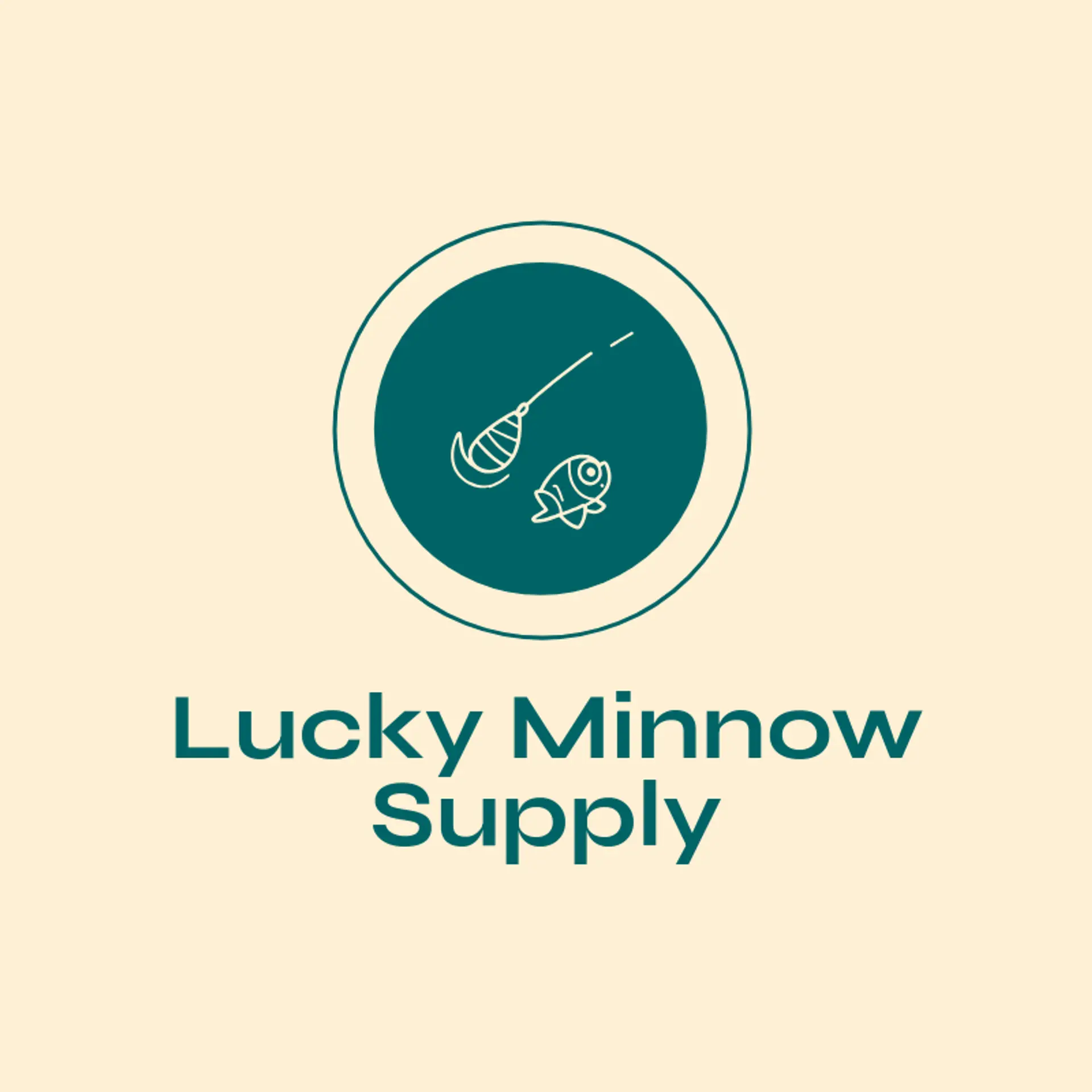Lucky Minnow Supply logo for fishing