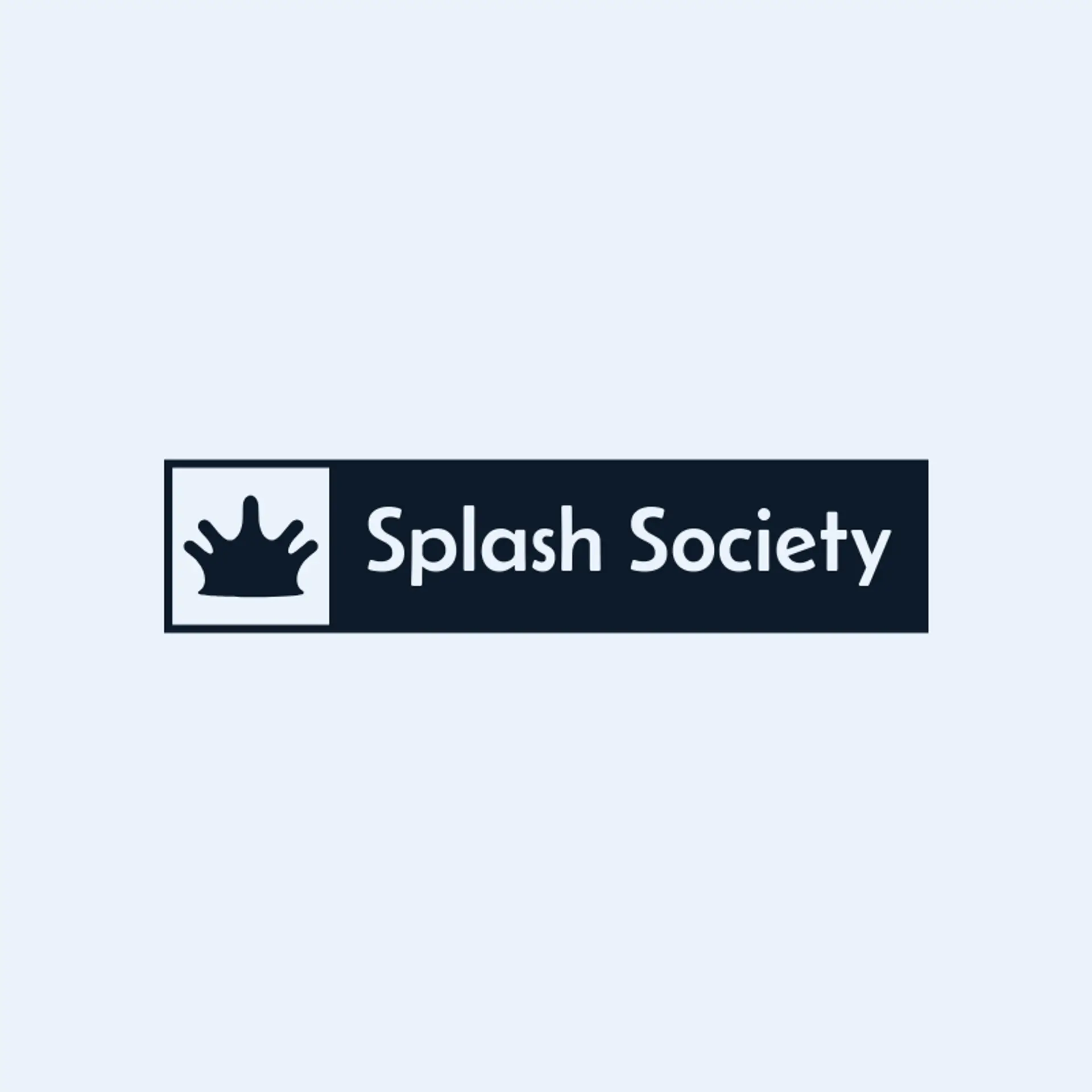 Splash Society logo for water