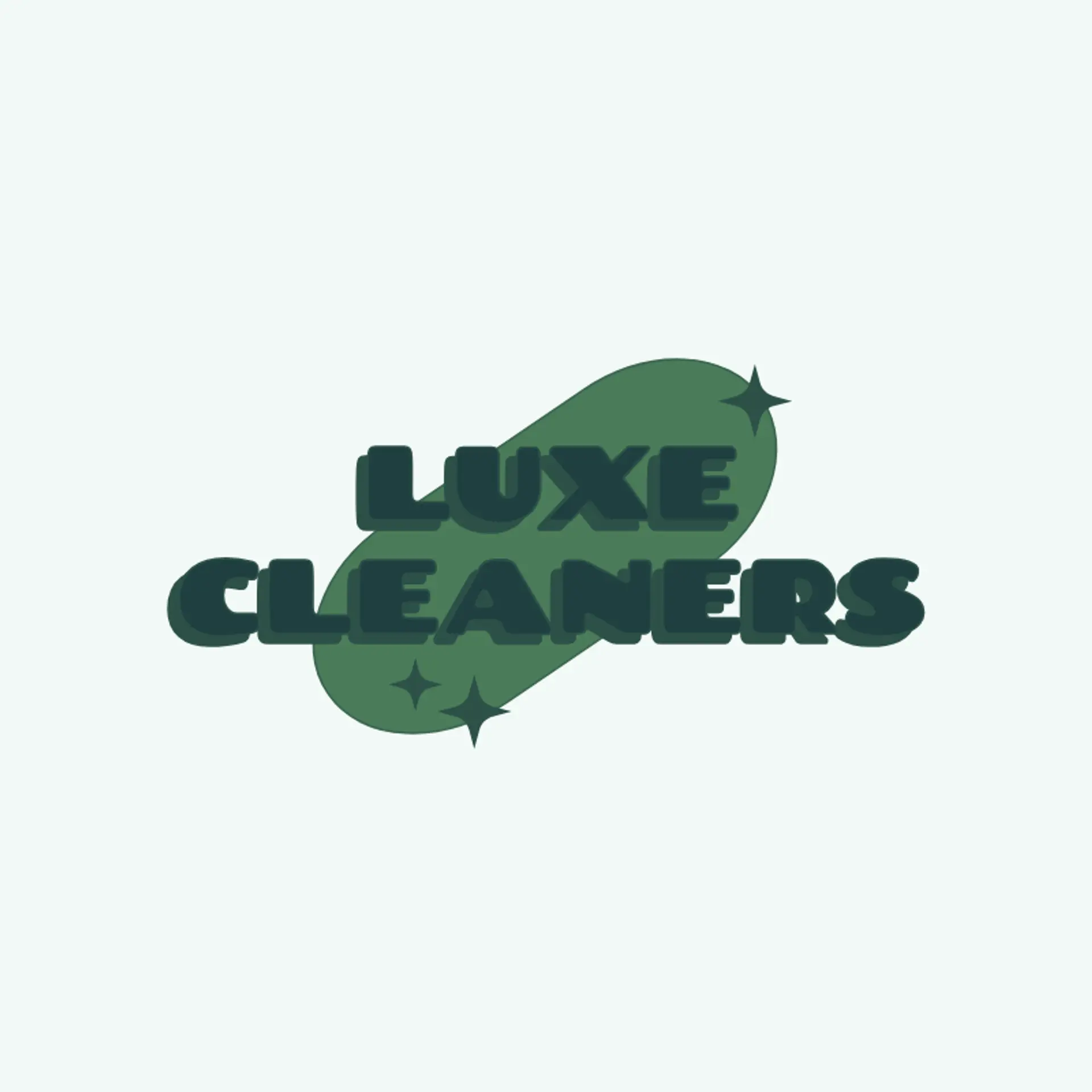 Luxe Cleaners logo for commercial cleaning