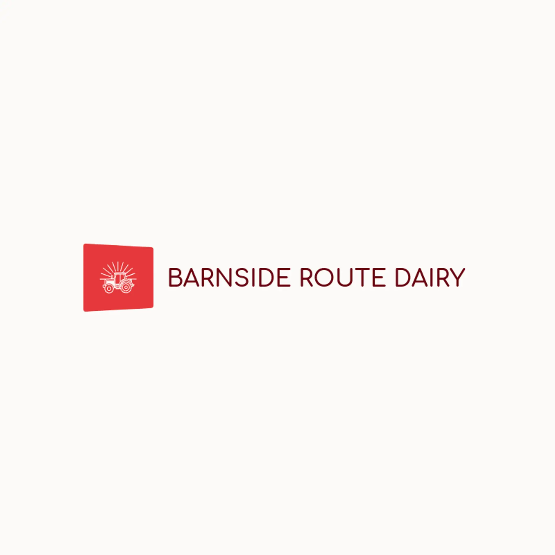 Barnside Route Dairy logo for dairy farm