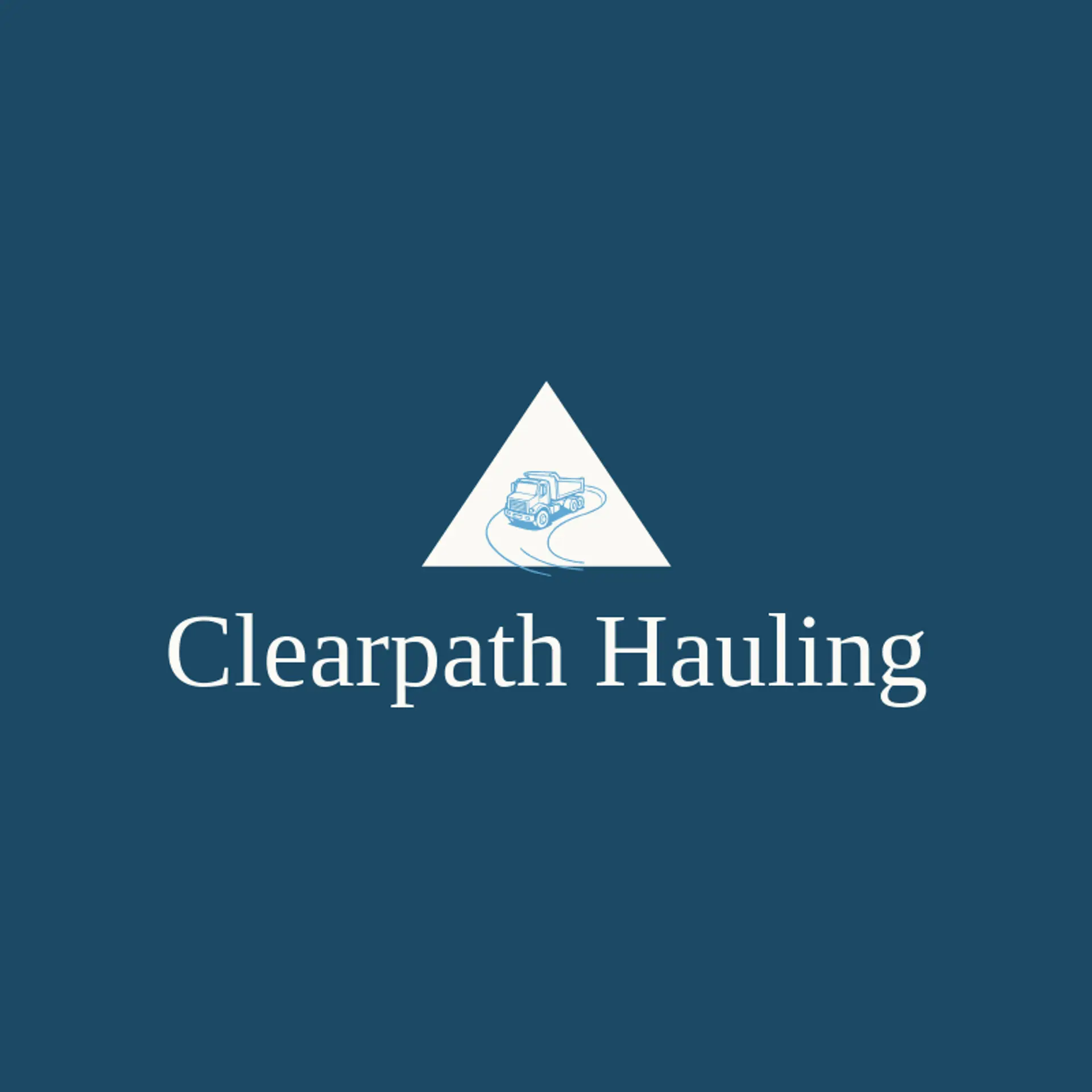 Clearpath Hauling logo for hauling