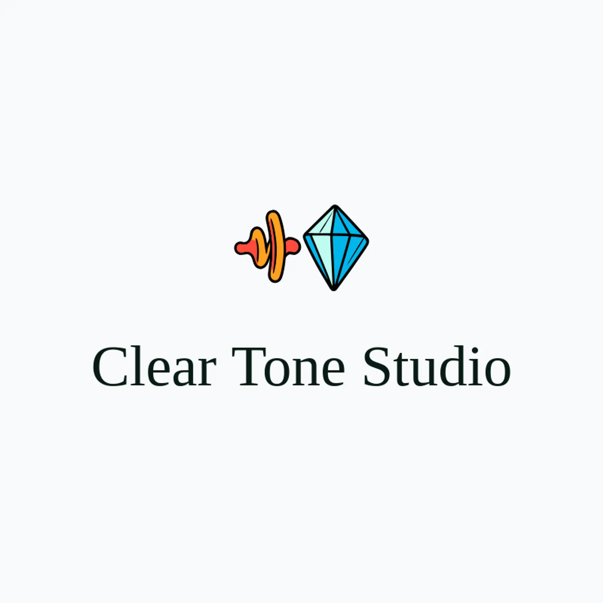 Clear Tone Studio logo for voice