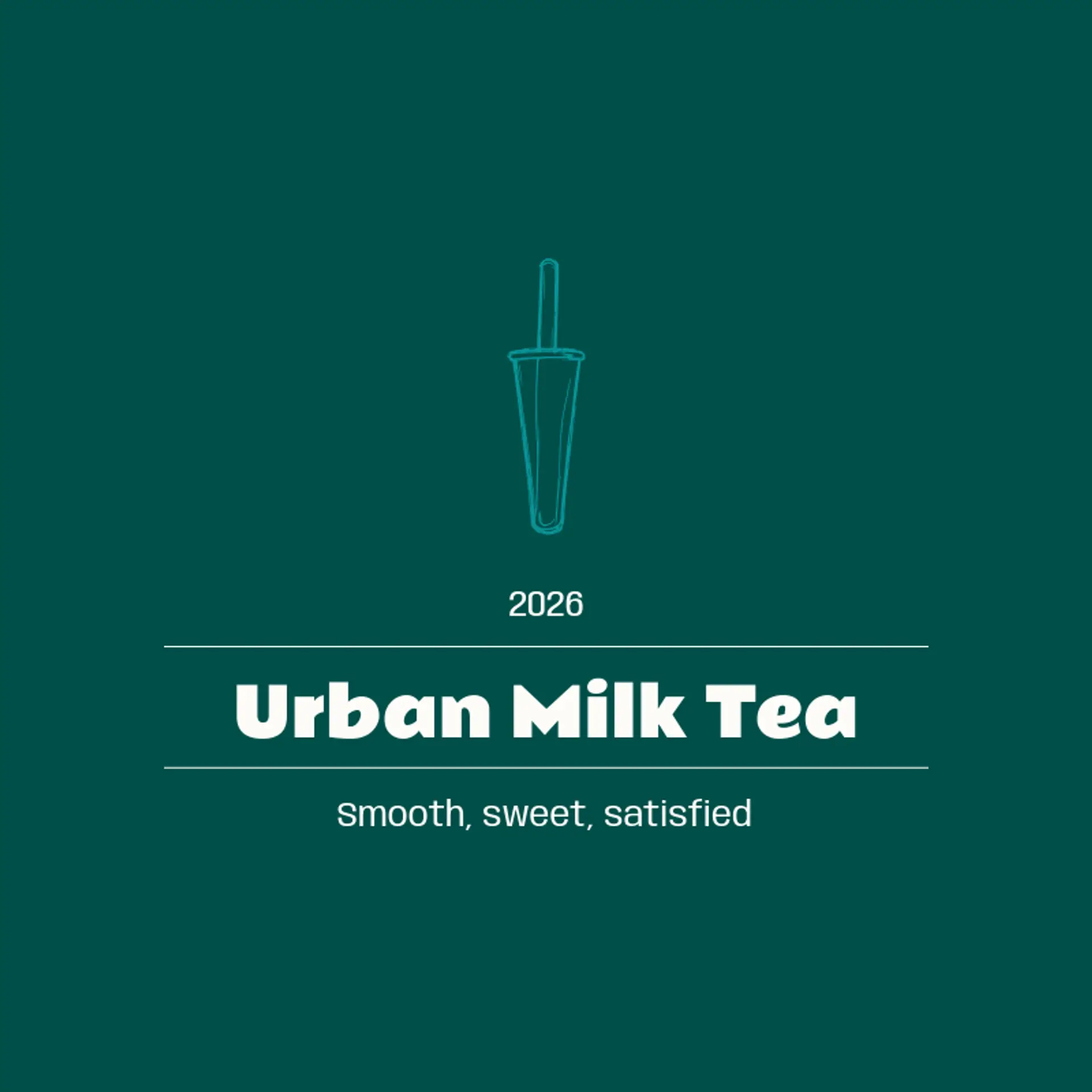 Urban Milk Tea logo for milk tea