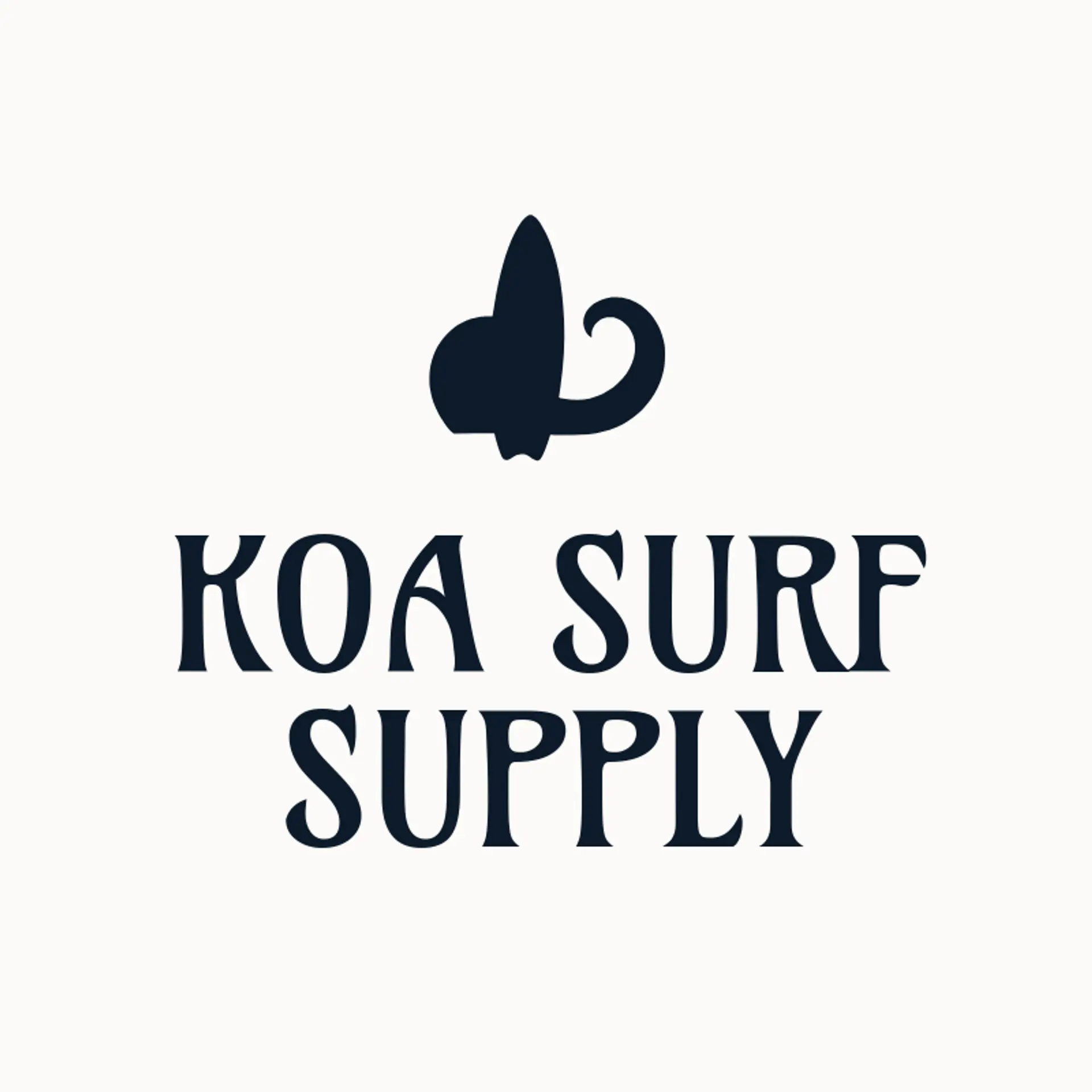 Koa Surf Supply logo for hawaii