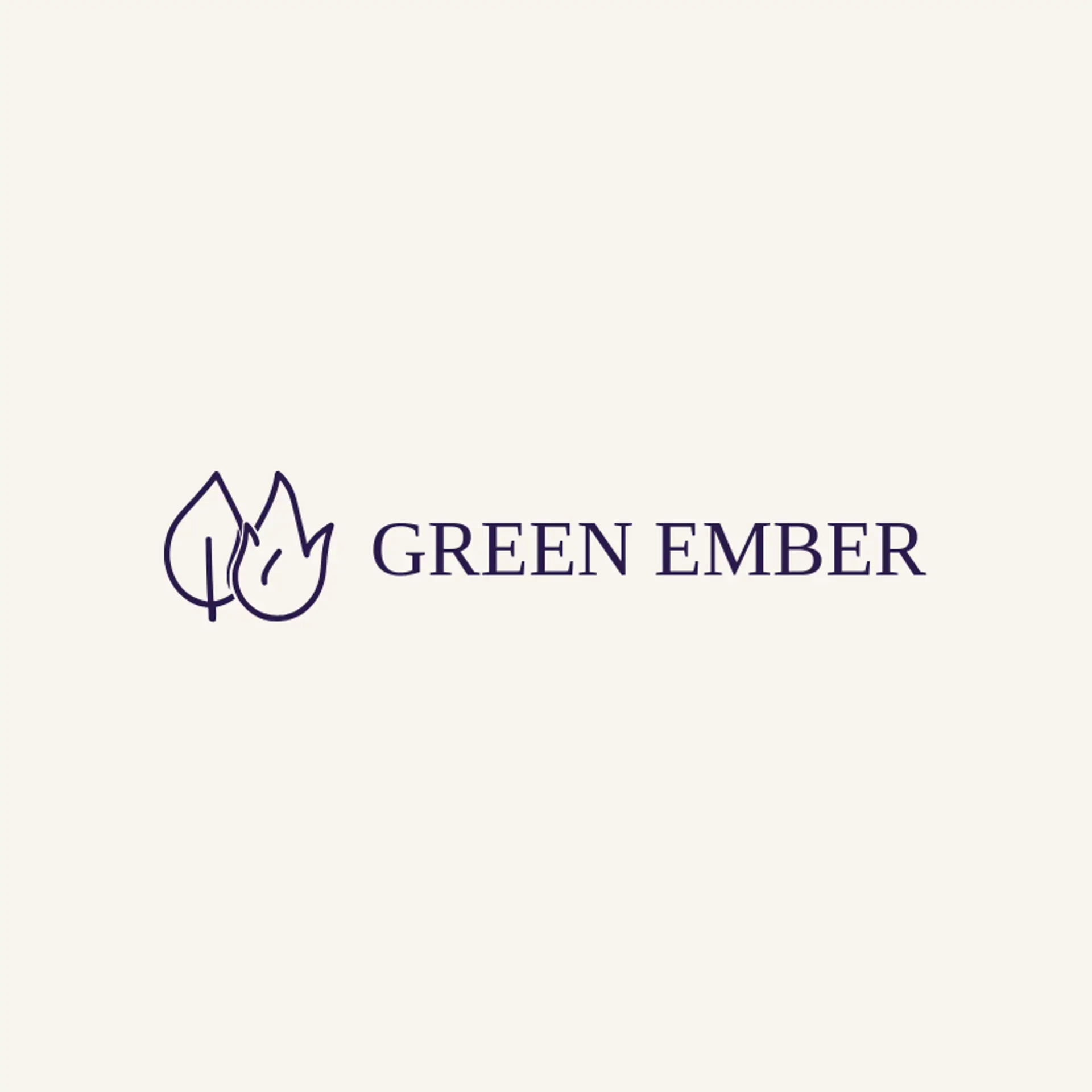 Green Ember logo for flame