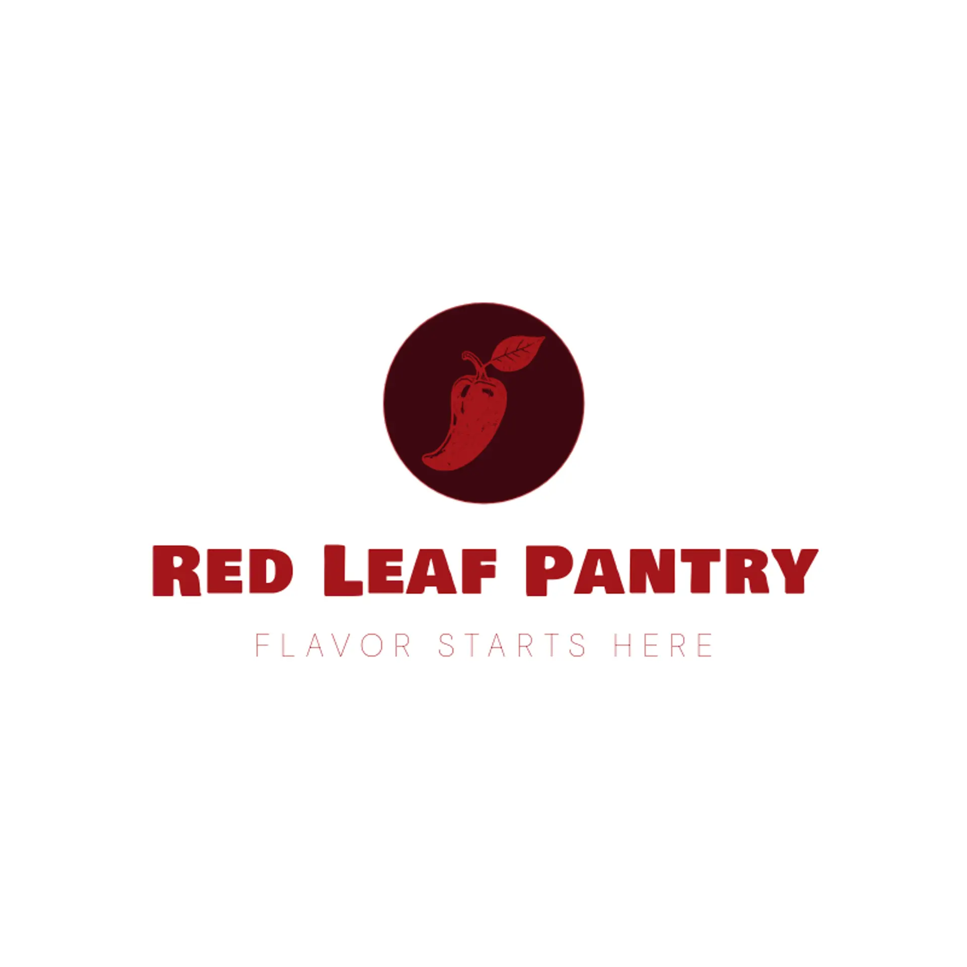 Red Leaf Pantry logo for spice
