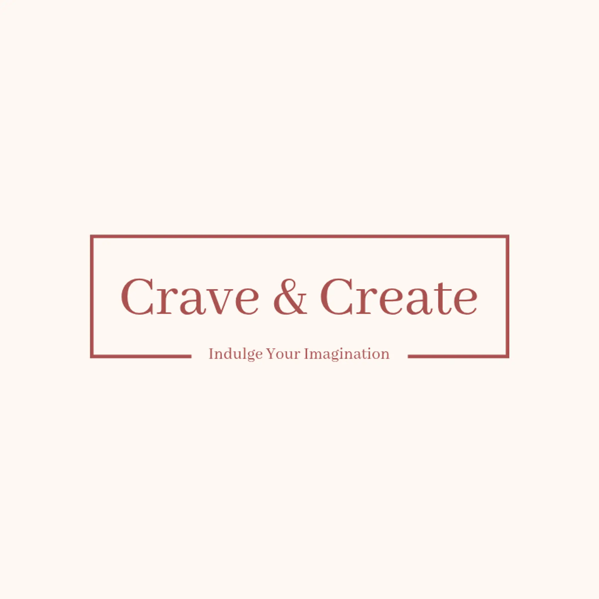Crave & Create logo for creative bakery