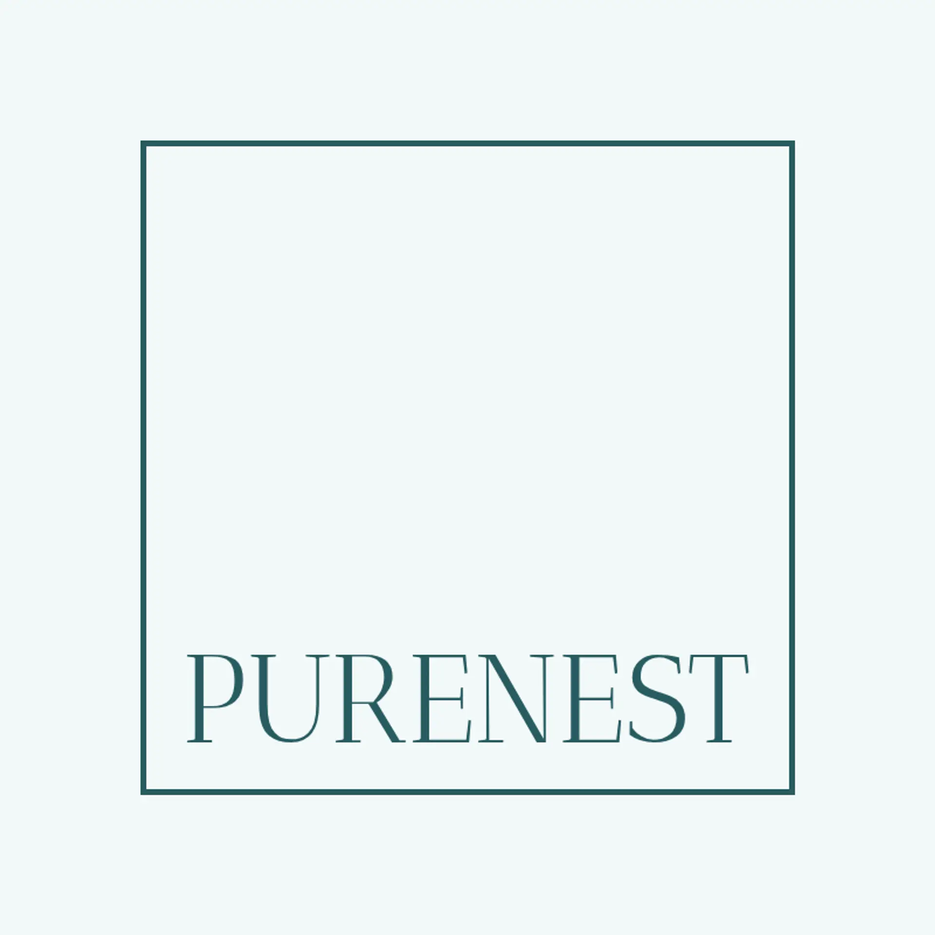 PureNest logo for blg cleaning service