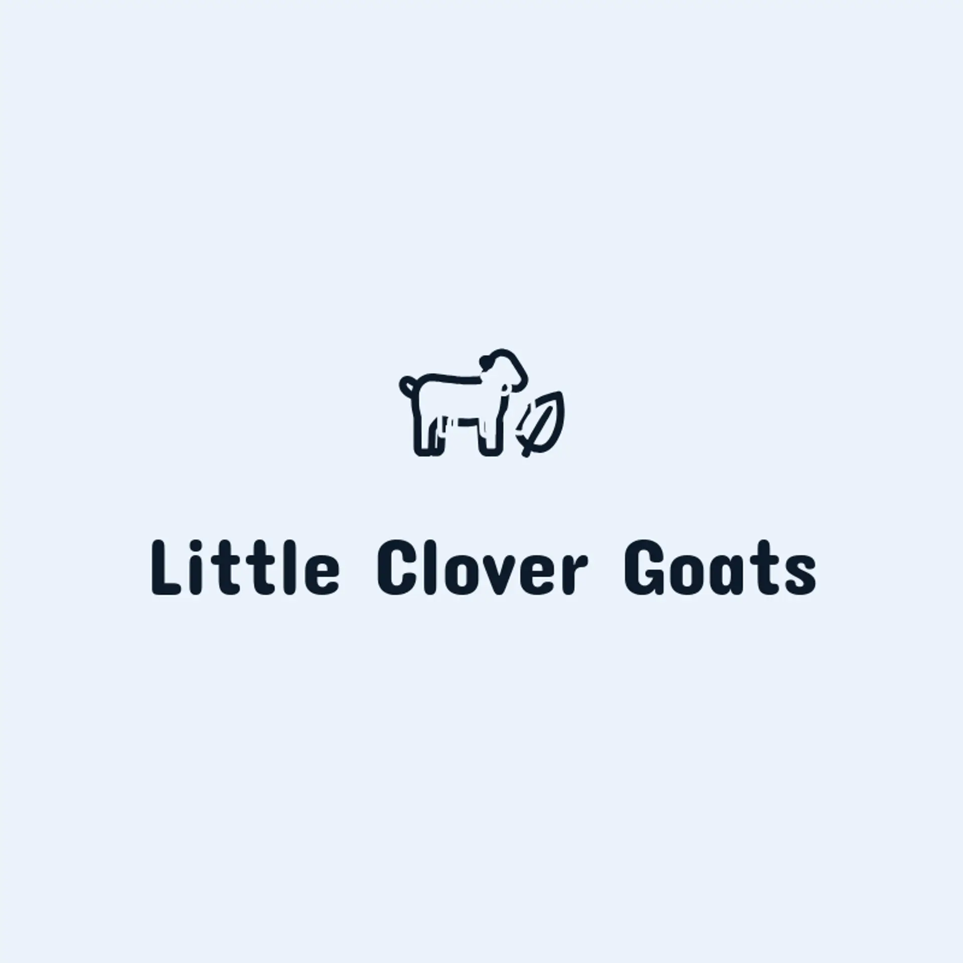 Little Clover Goats logo for goat