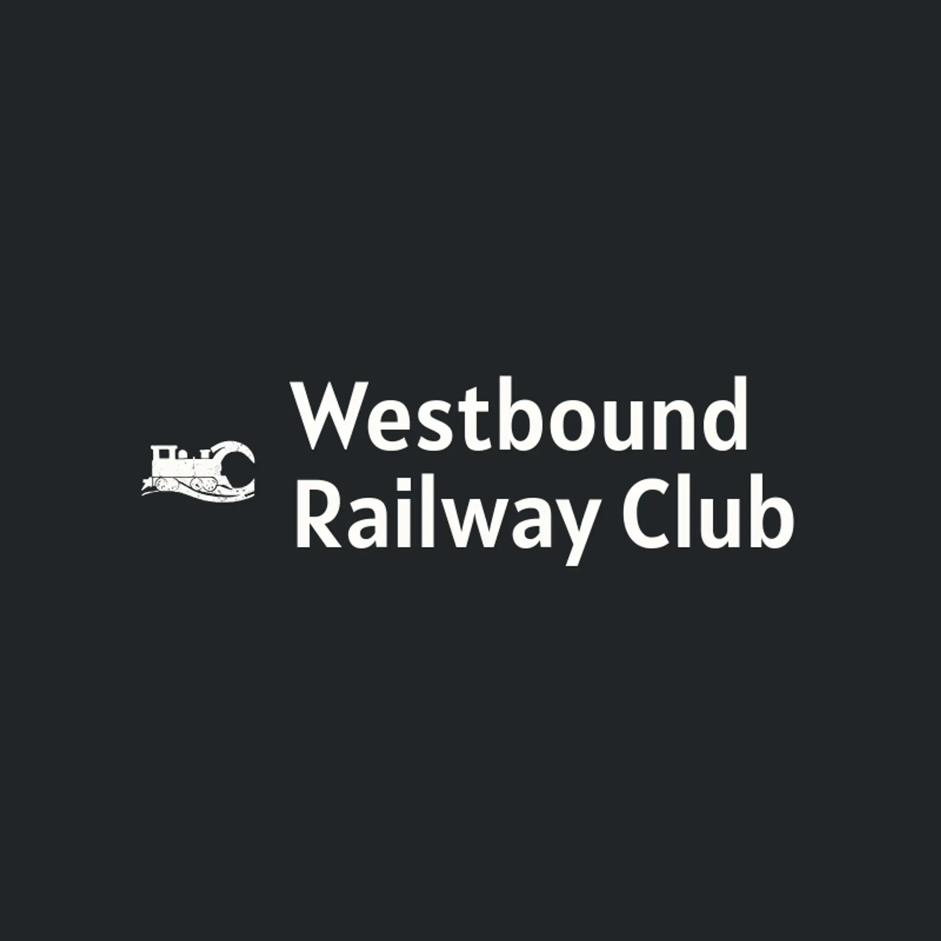 Westbound Railway Club logo for railway