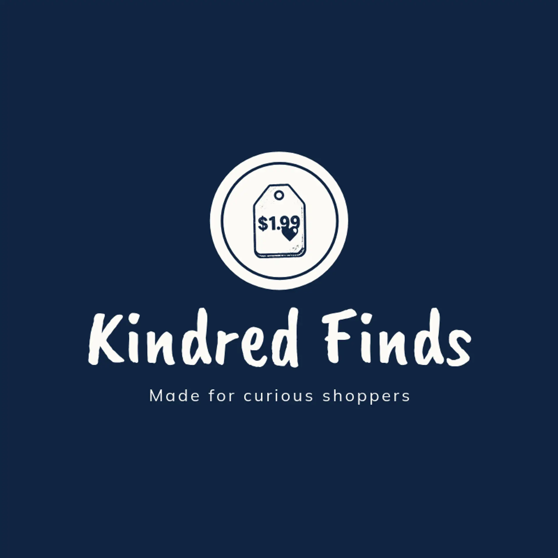 Kindred Finds logo for store