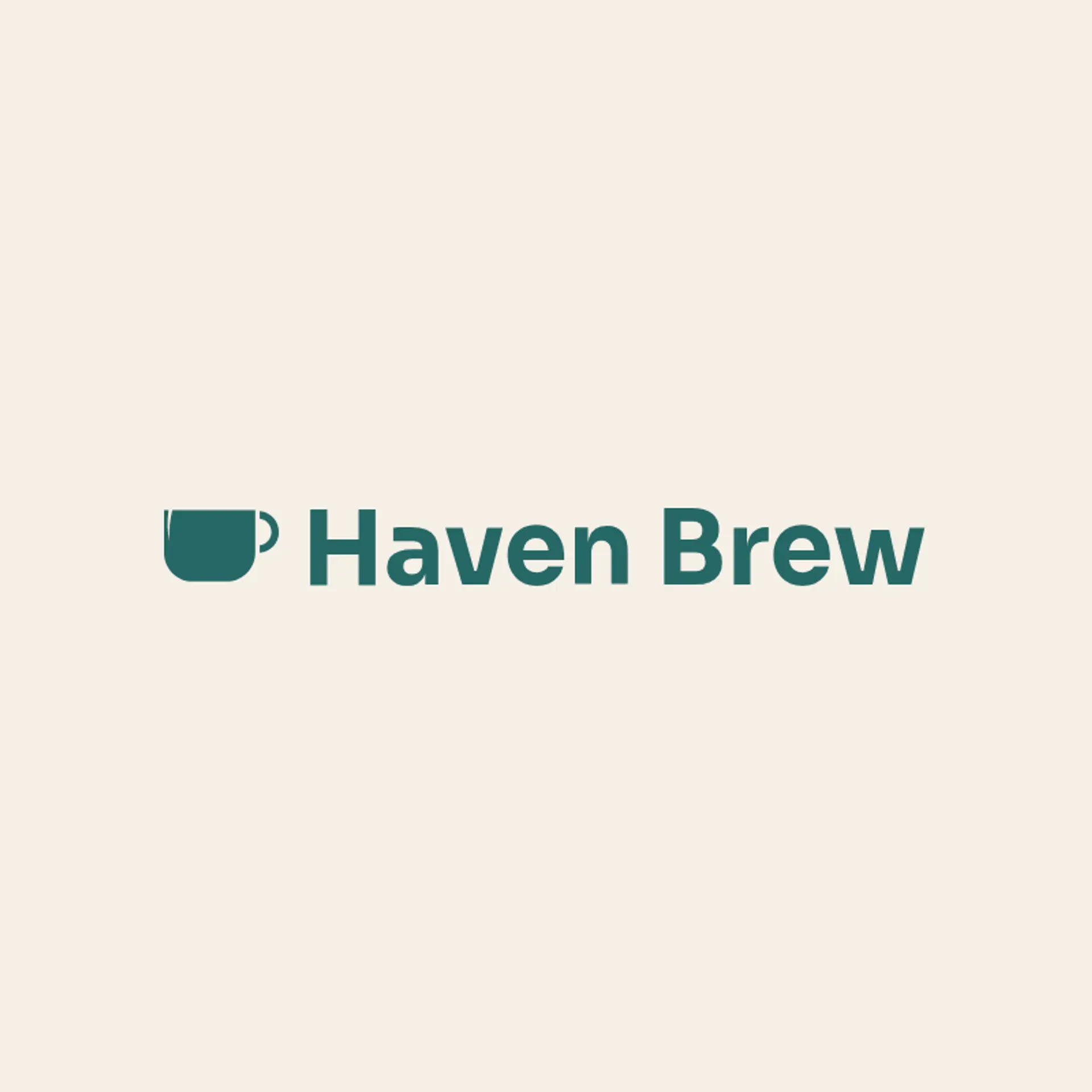 Haven Brew logo for unique cafe