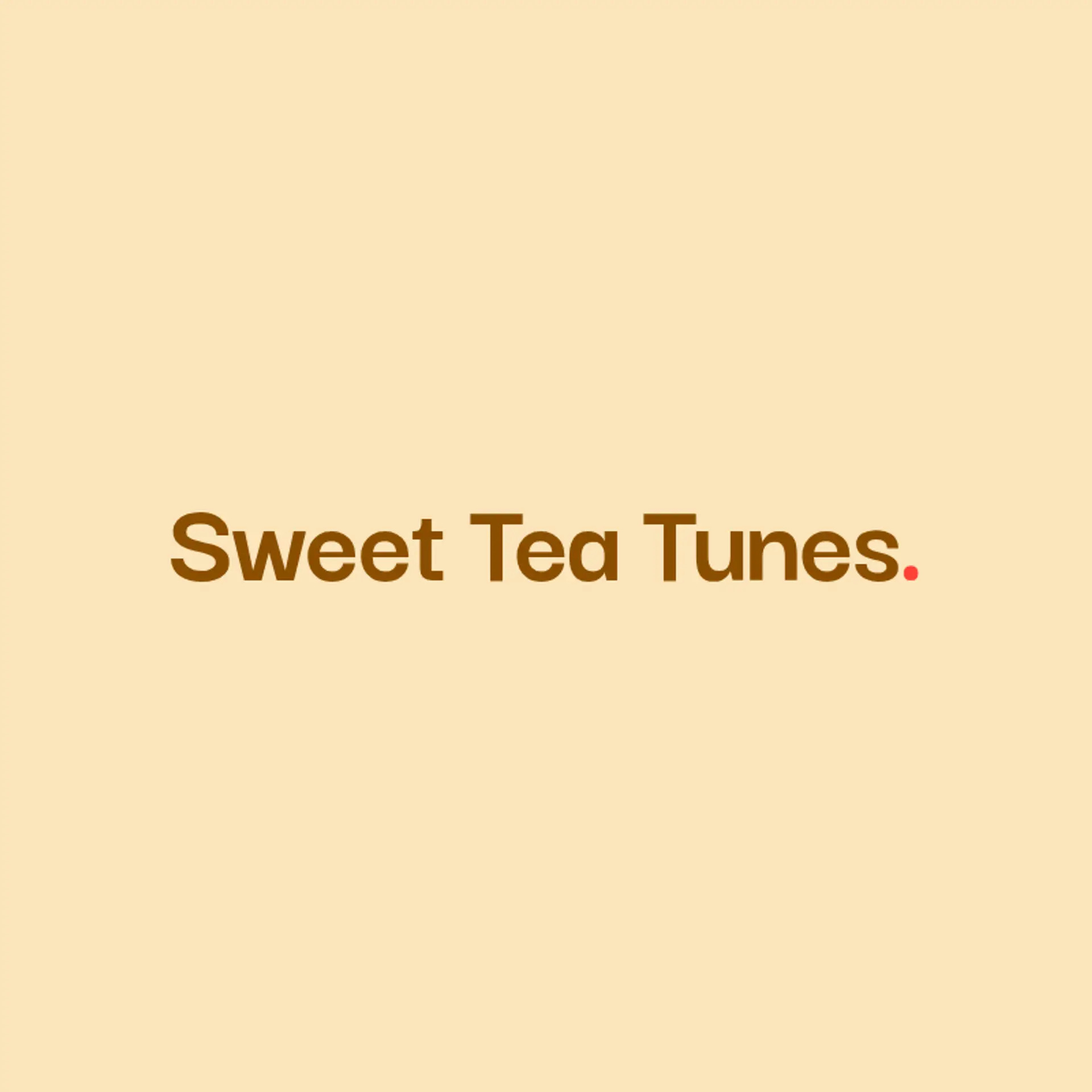 Sweet Tea Tunes logo for country music