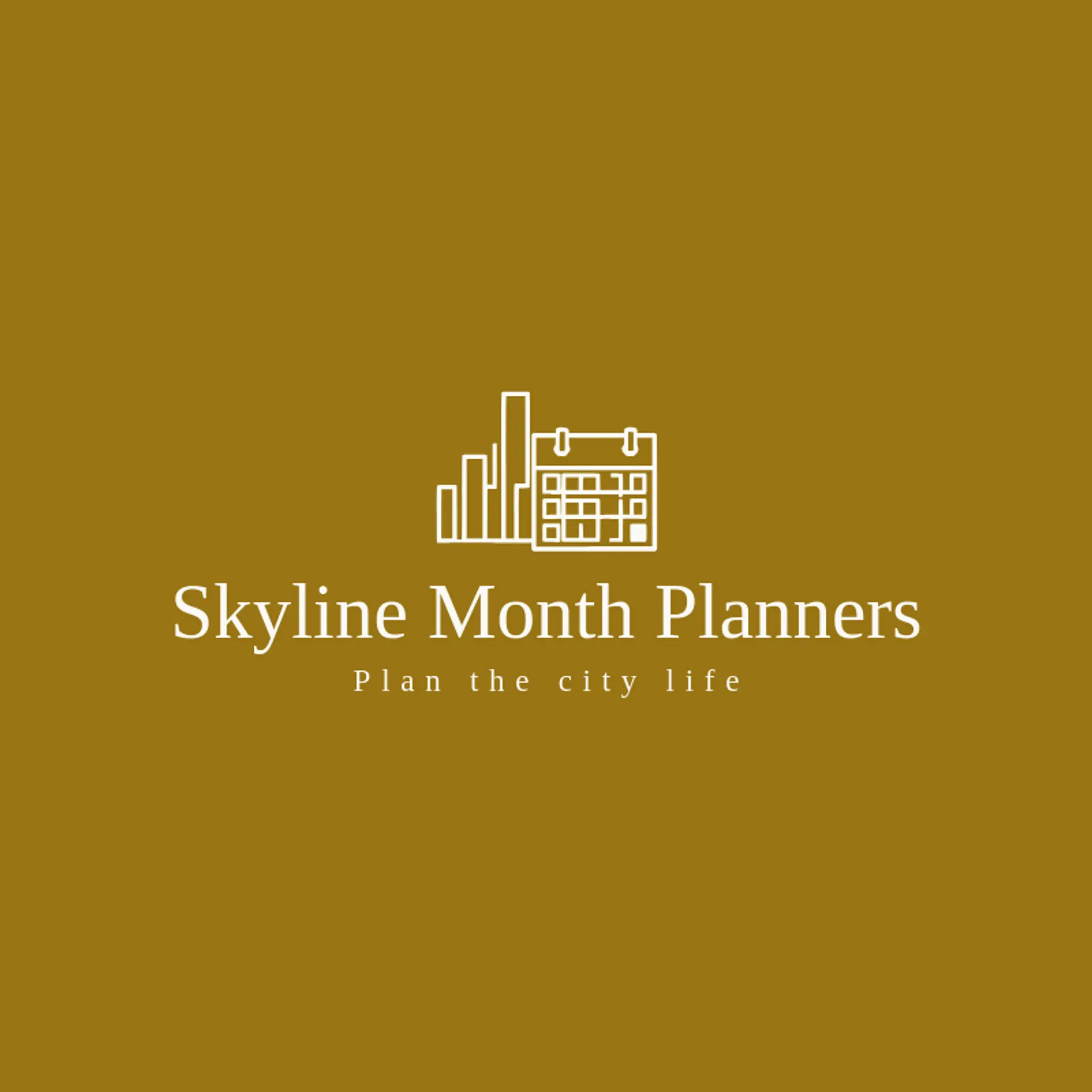 Skyline Month Planners logo for calendar
