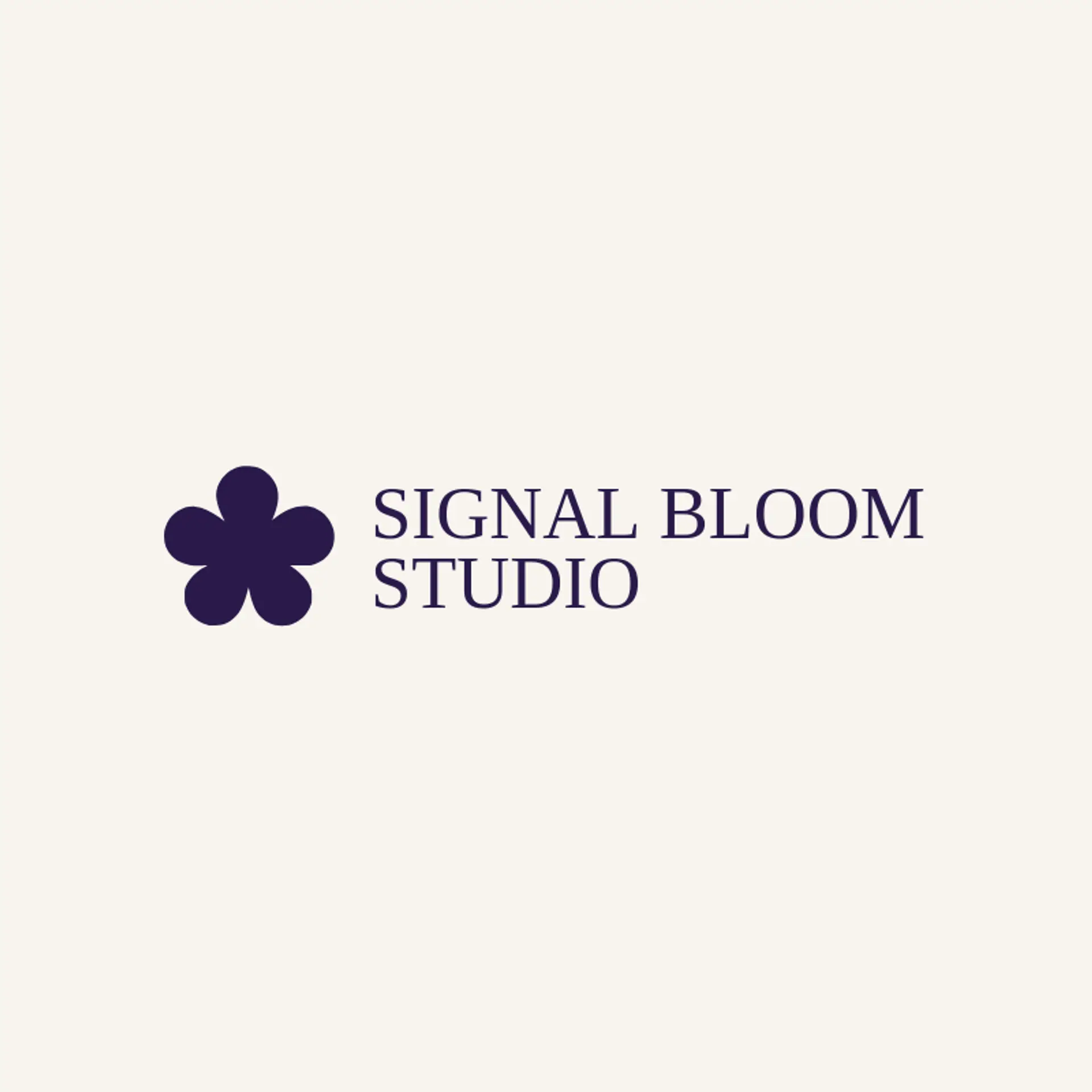 Signal Bloom Studio logo for digital agency