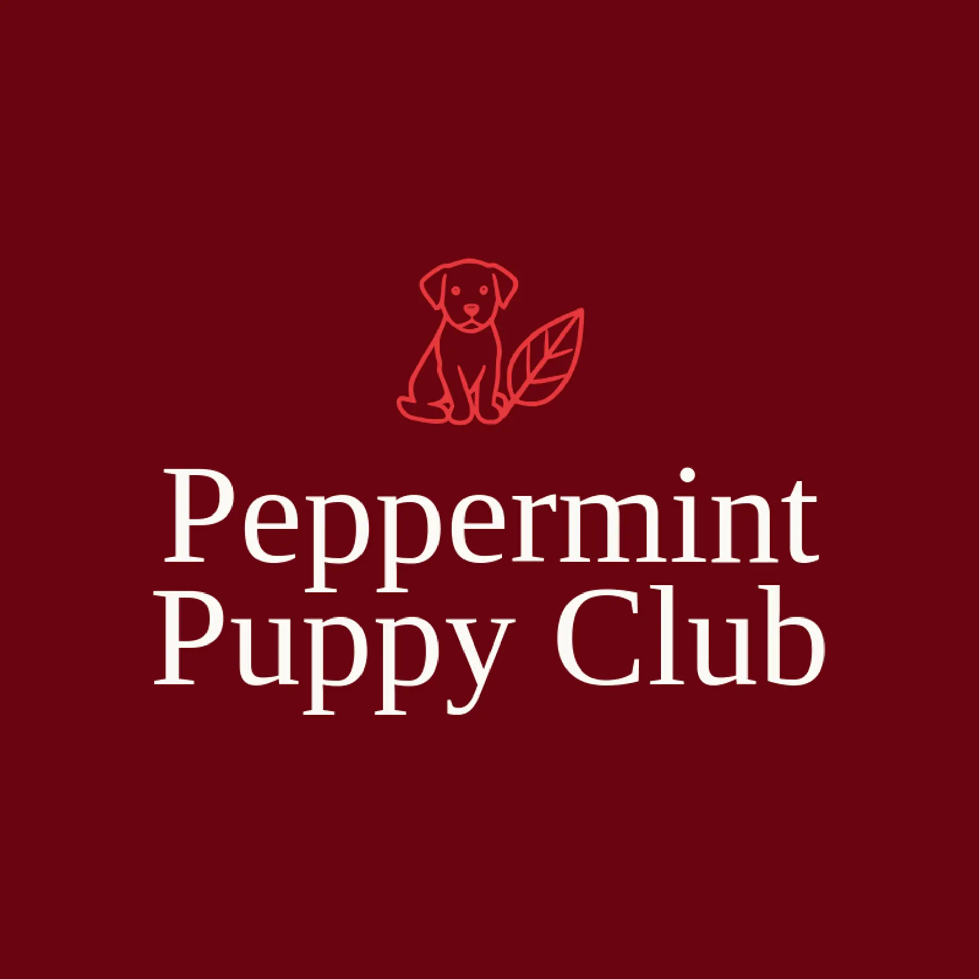 Peppermint Puppy Club logo for puppy