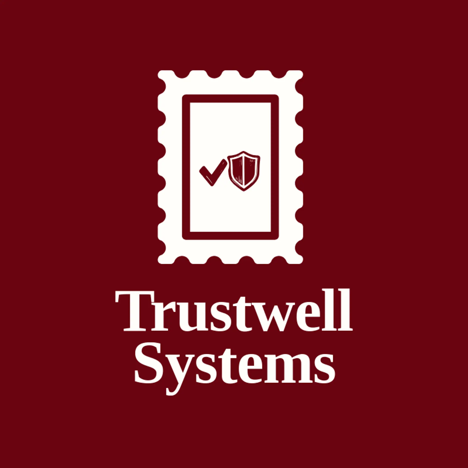 Trustwell Systems logo for check mark
