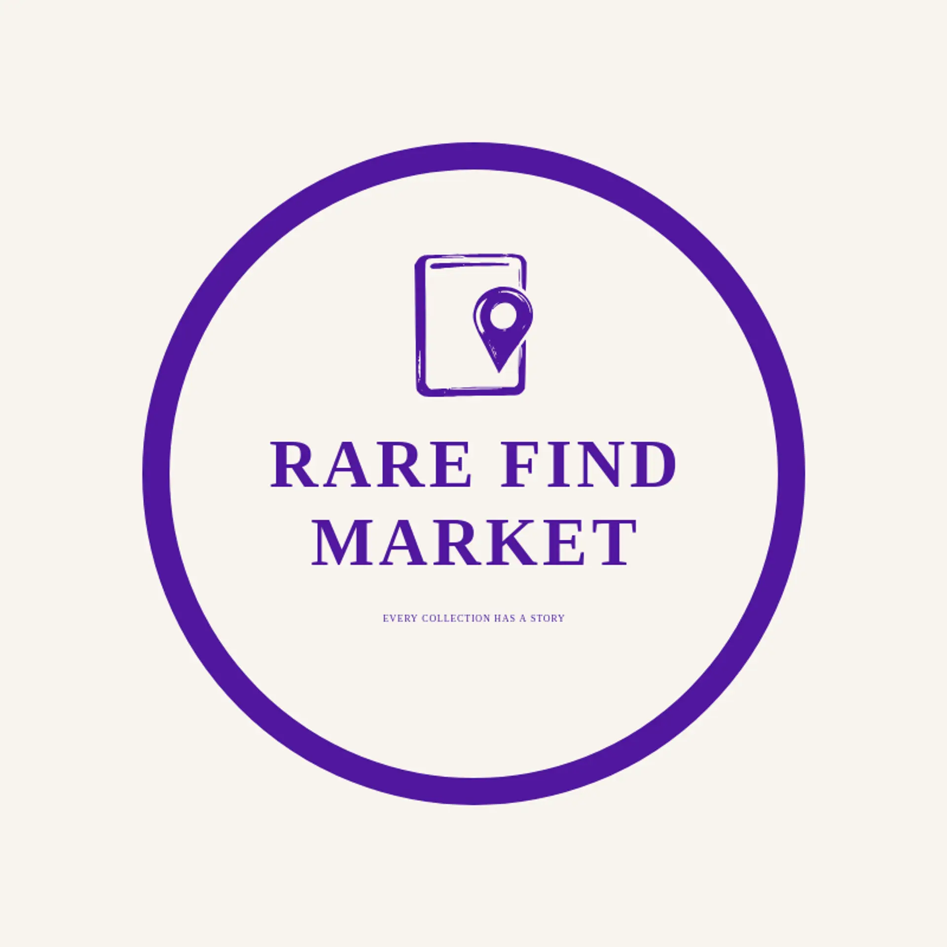 Rare Find Market logo for trading card