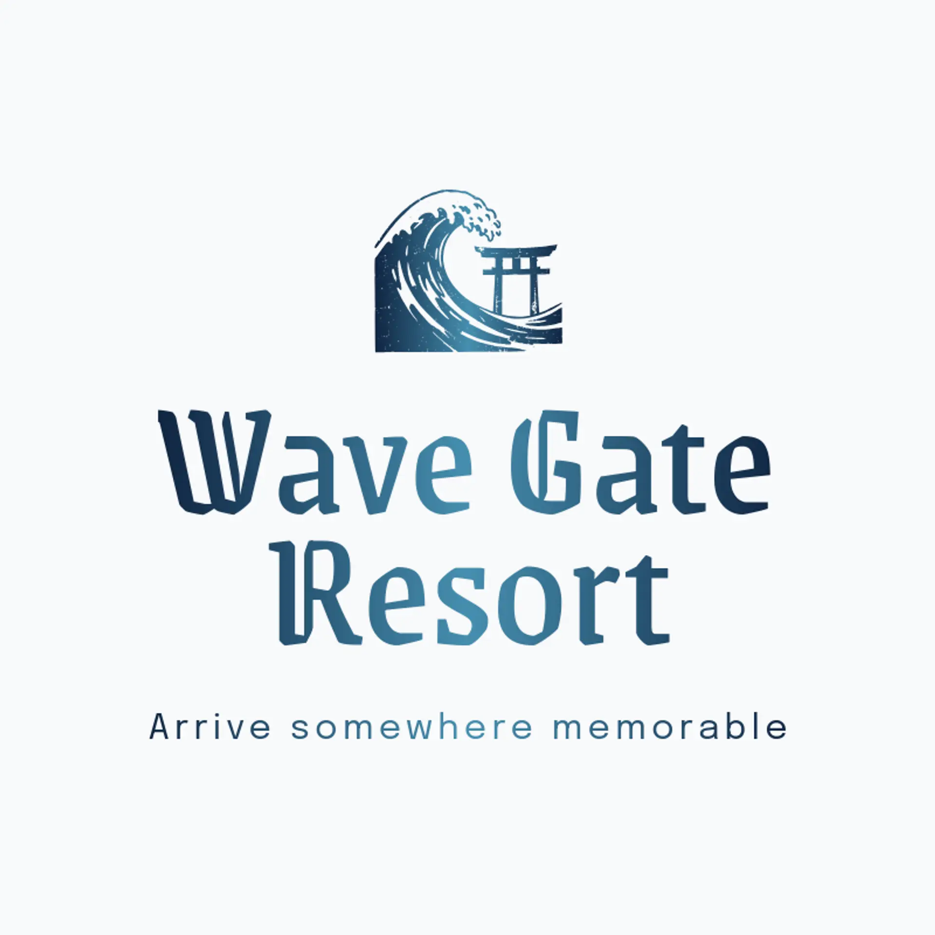 Wave Gate Resort logo for japan