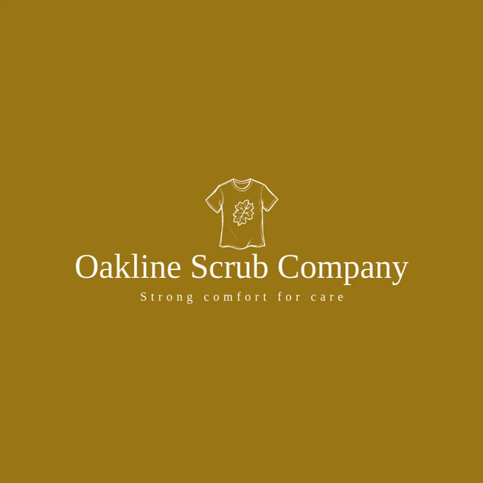 Oakline Scrub Company logo for scrub
