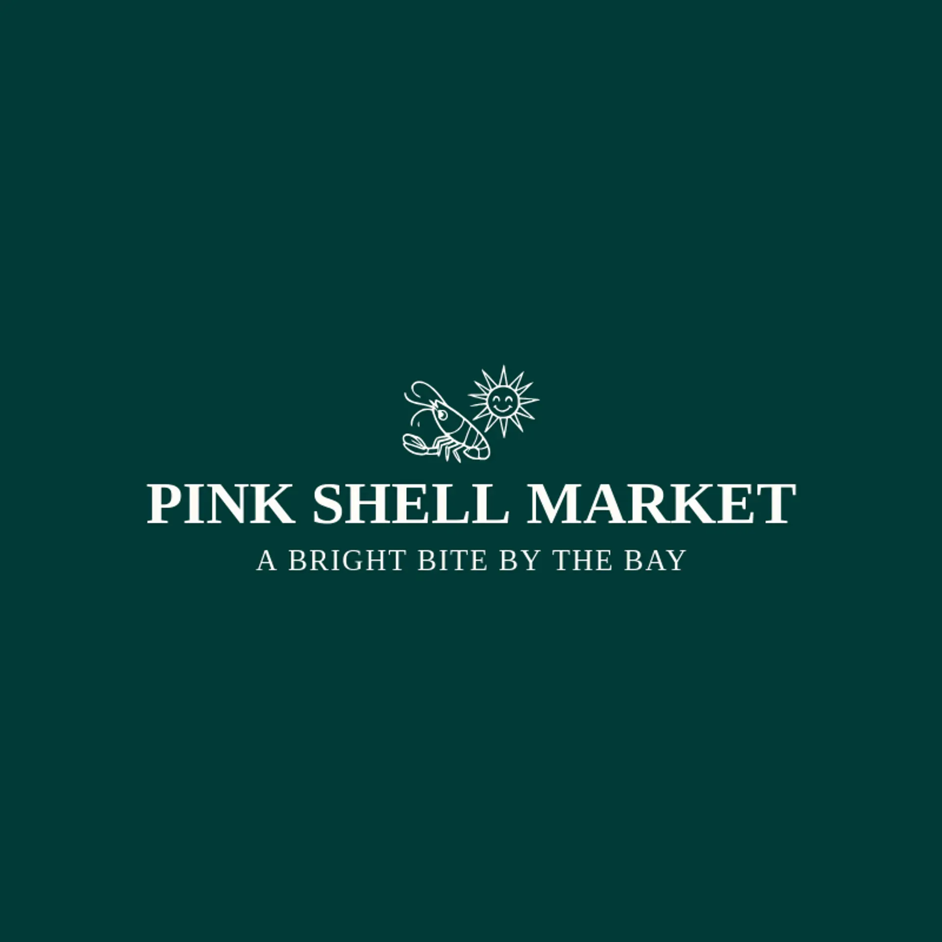 Pink Shell Market logo for shrimp