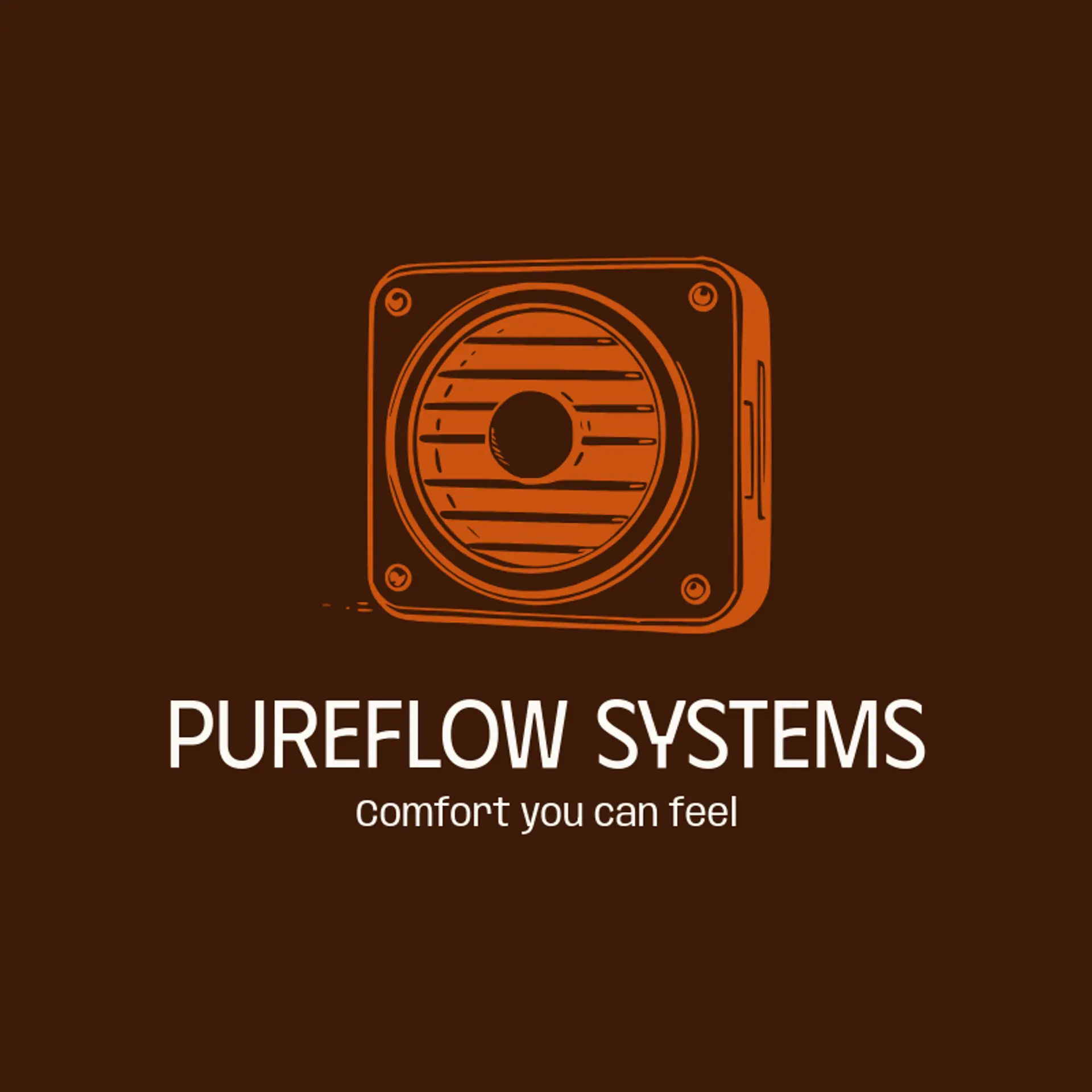 PureFlow Systems logo for airflow